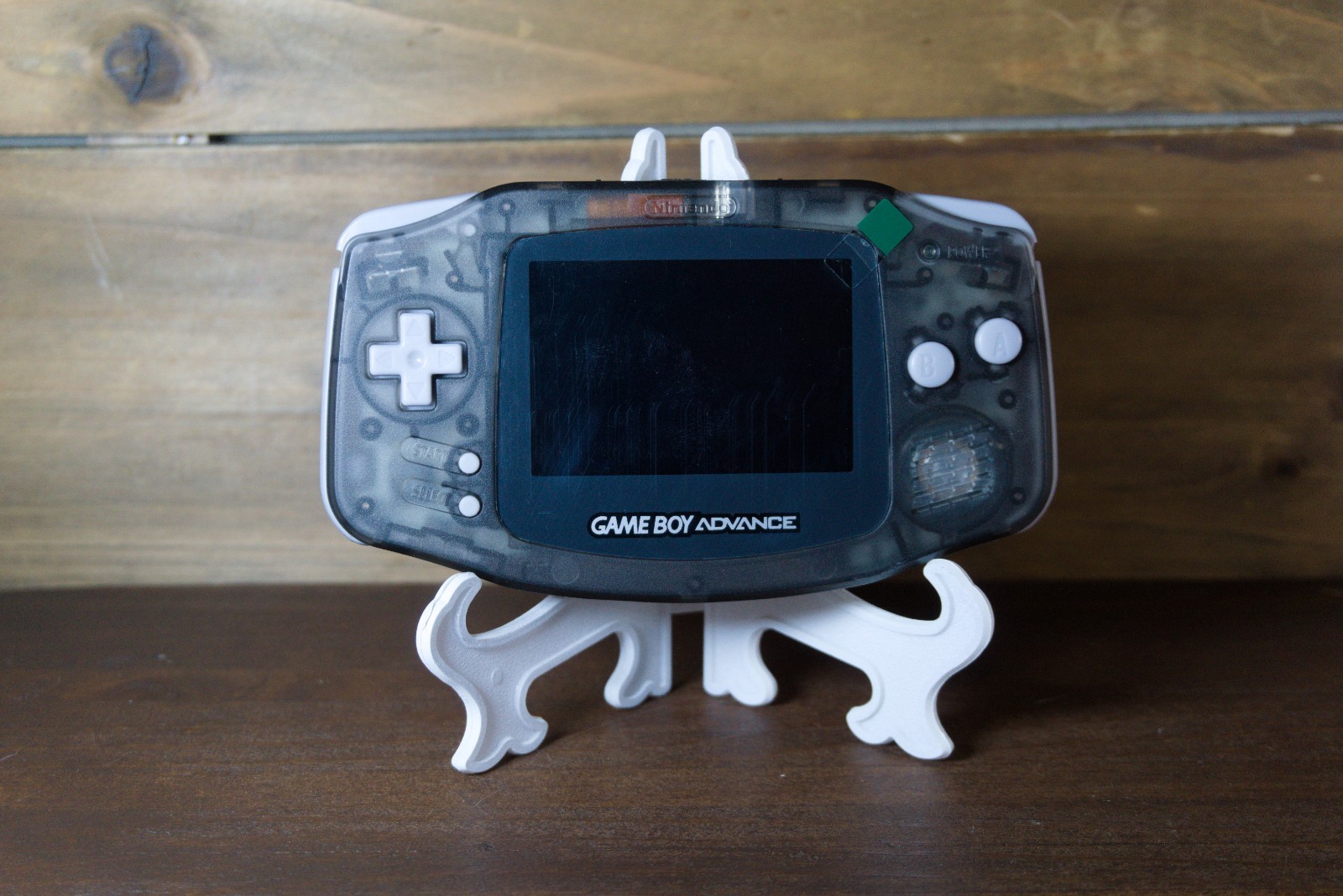 Nintendo Game Boy Advance IPS V5 Screen USB-C Charge Upgrade Transparent Grey