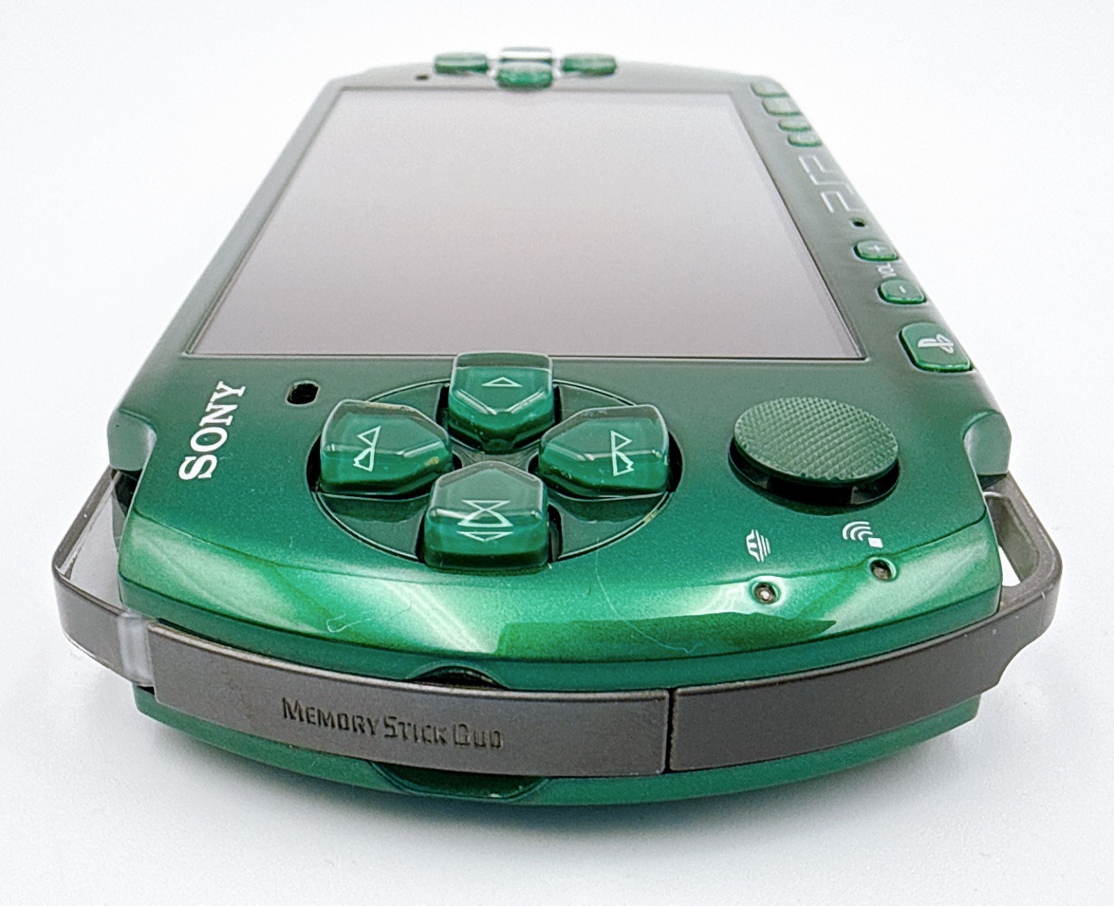 Sony PSP-3000 PSP 3000 Console Green Color Region free w/pouch, 8GB – Excellent