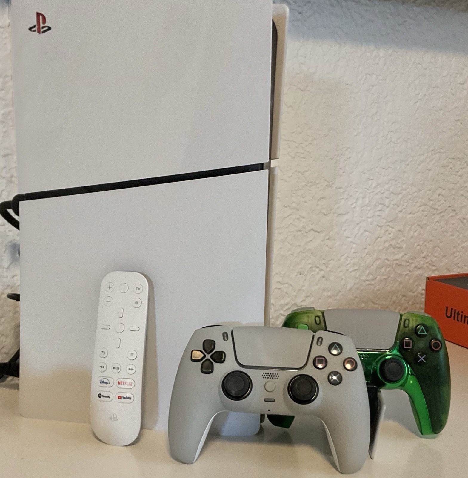Sony PS5 Slim + 2TB SSD Upgrade (3TB Total) 2 Dual Sense Controllers and Remote