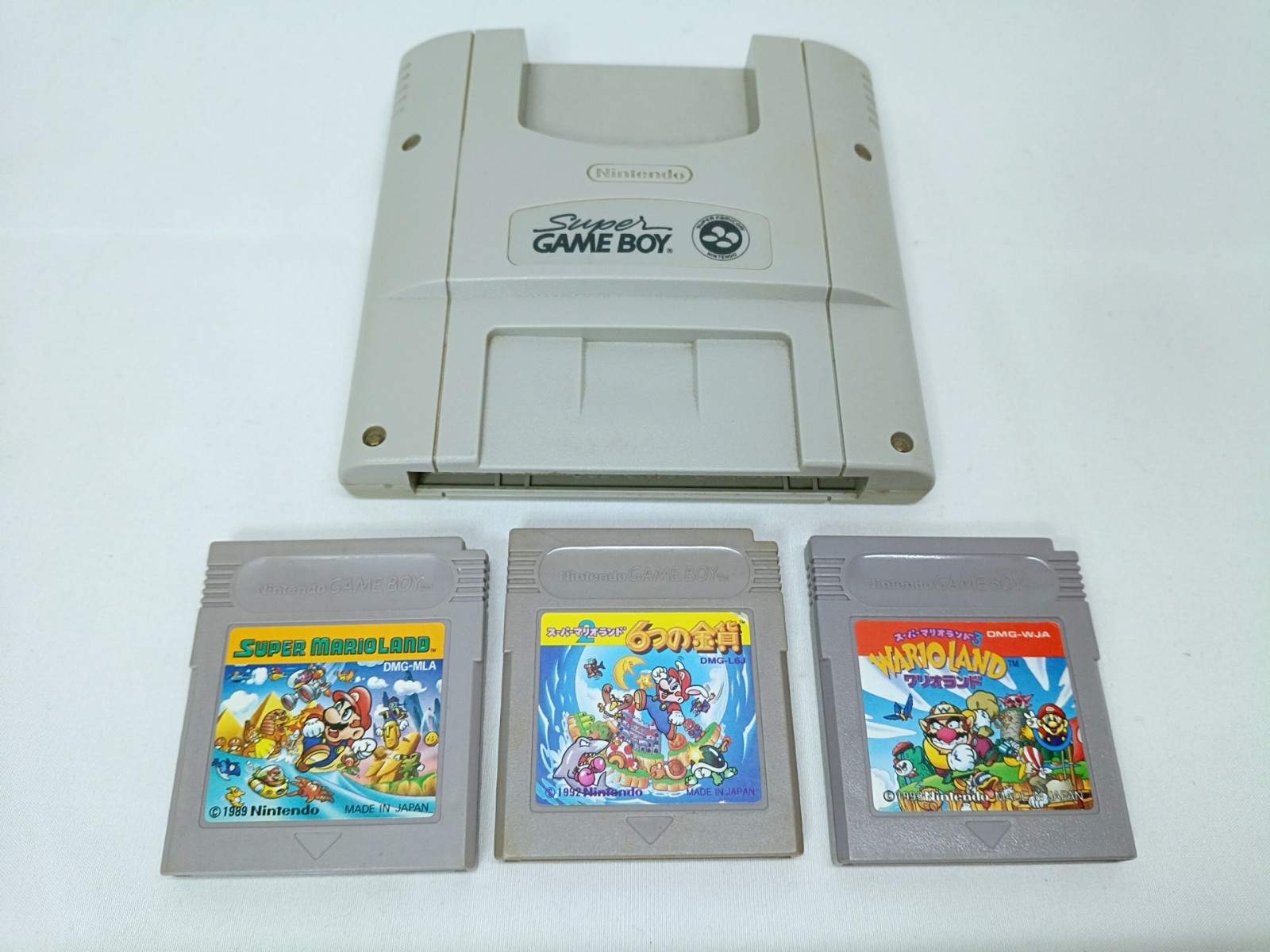 Super Famicom 1chip-01 Console Nintendo Mario Land 1 2 3 Gameboy S-video Tested