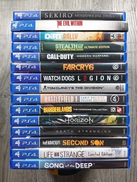 Sony PlayStation 4 CUH-1215A Gaming Bundle 15 Games 2 Camo Controllers Cords W@W