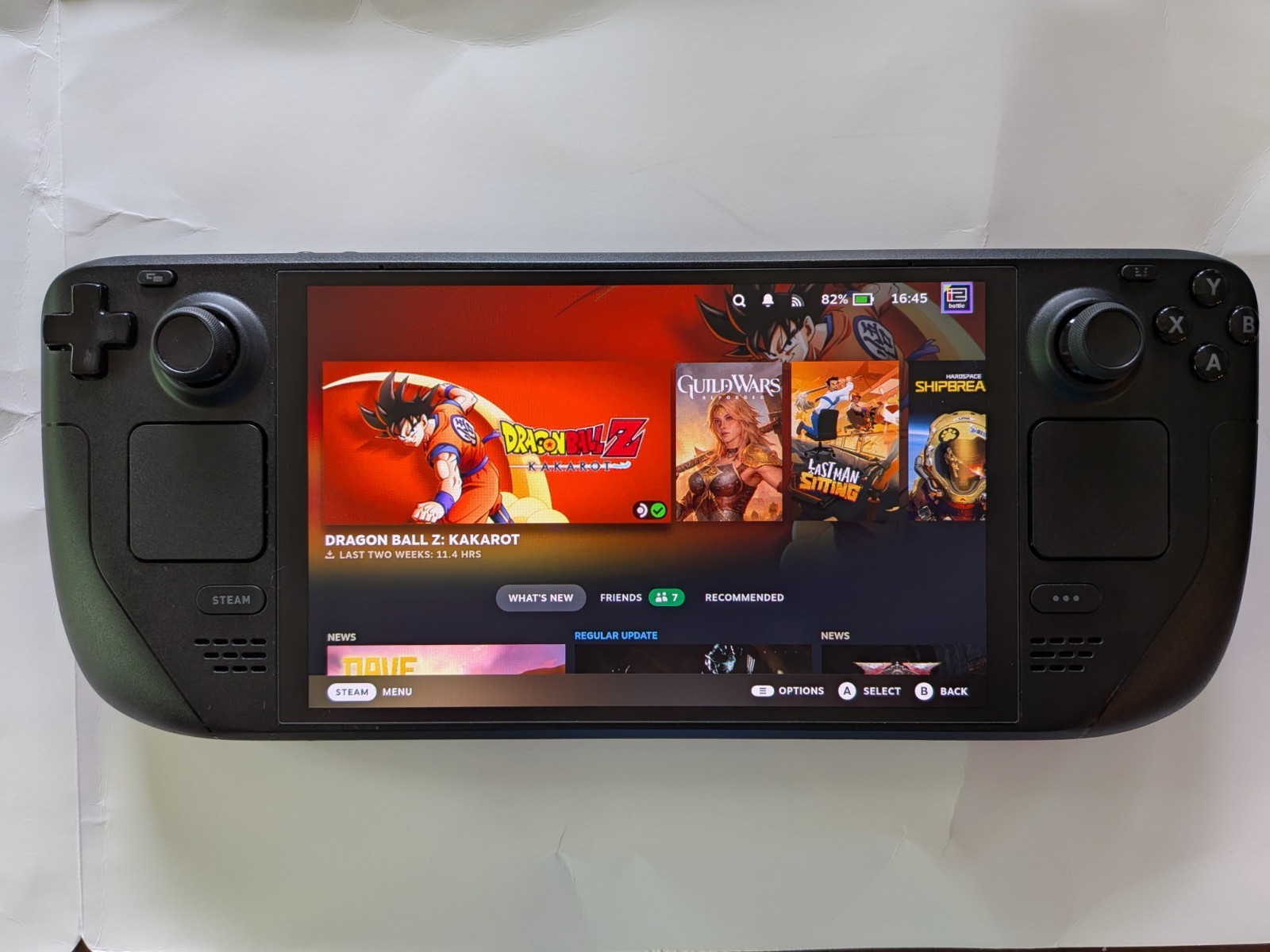 Valve Steam Deck OLED 512GB Black Handheld Console w/case