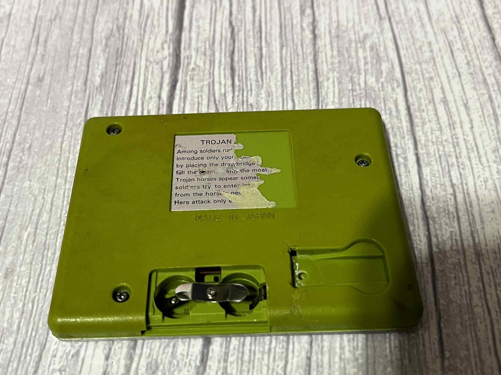 Trojan Horse Card Game Lsi Handheld Japan For Parts Only Not Working