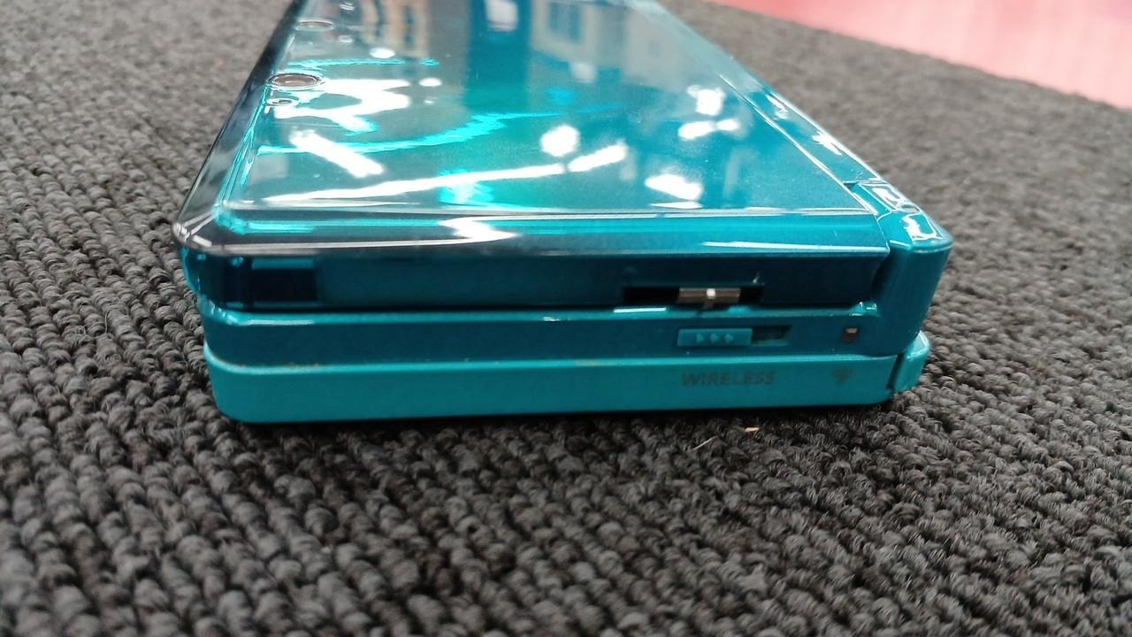 Nintendo 3DS CTR-001 Console Only Aqua Blue Handheld System A2459