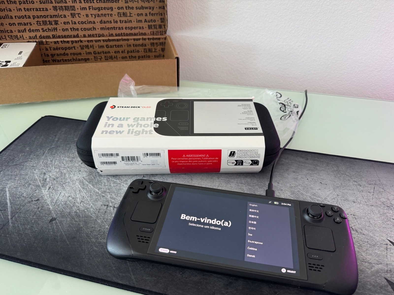 Valve Steam Deck OLED 1TB Black Handheld Gaming System with Original Packaging