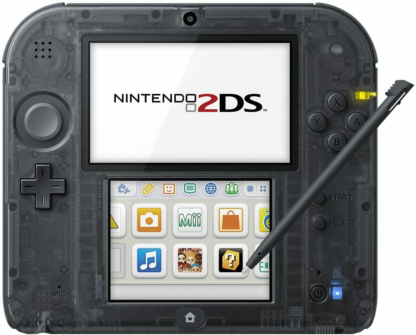 Nintendo 2DS Clear Black FTR-S-KCAA Region Japan