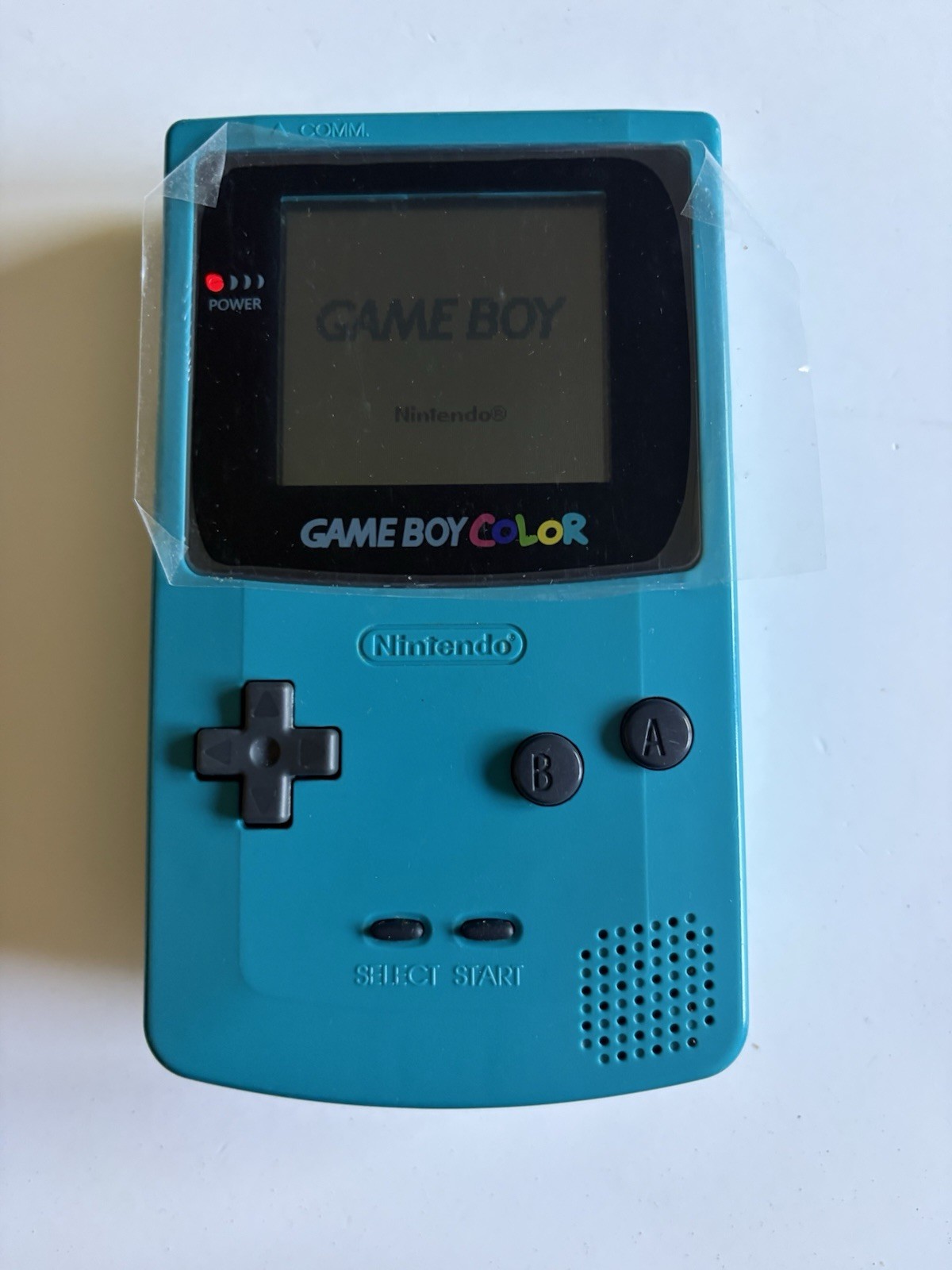 PROFESSIONALLY RESTORED Game Boy COLOR (Teal) Console Handheld NEW LENS