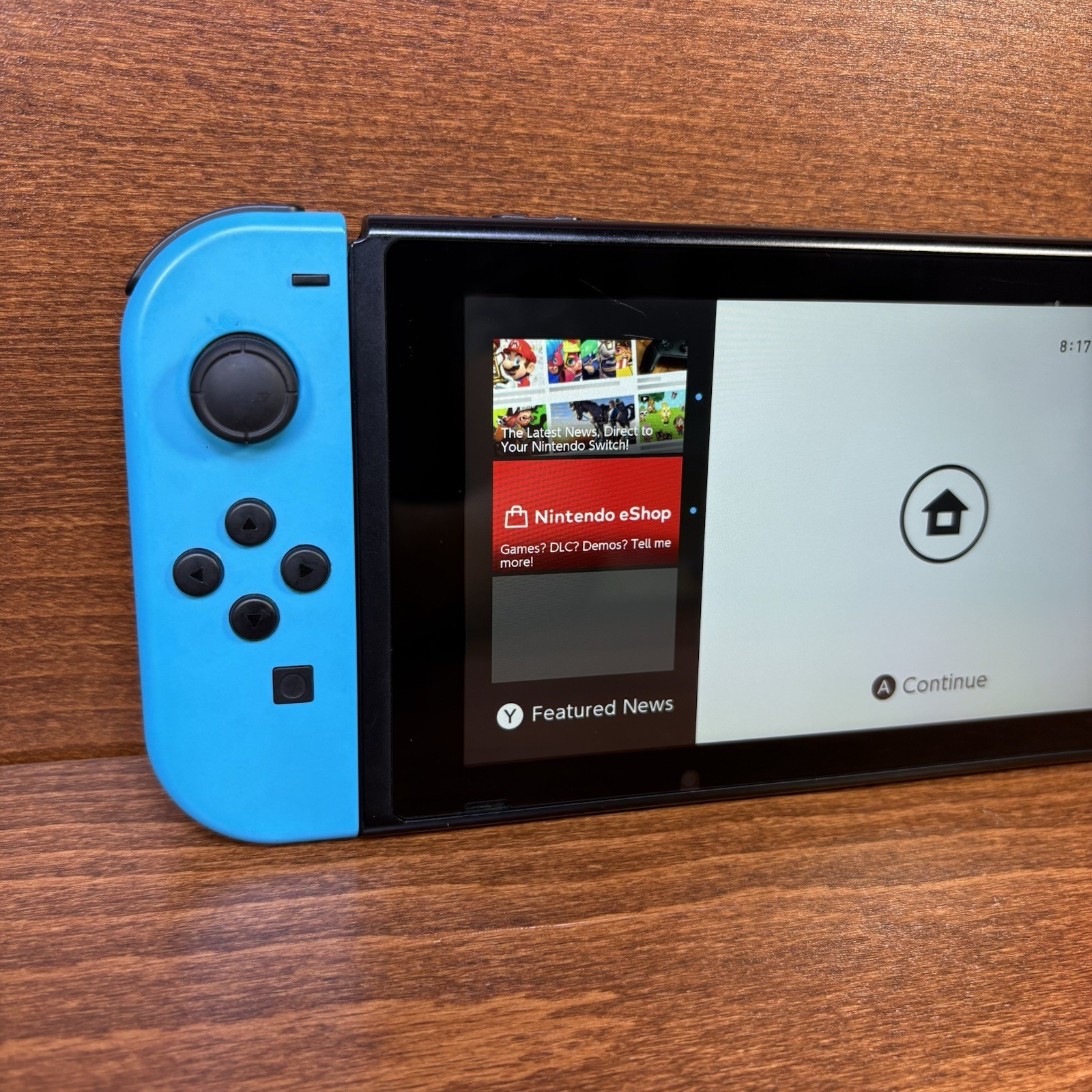 Nintendo Switch with Neon Blue & Neon Red Joy-Con | Works Perfectly | HAC-001