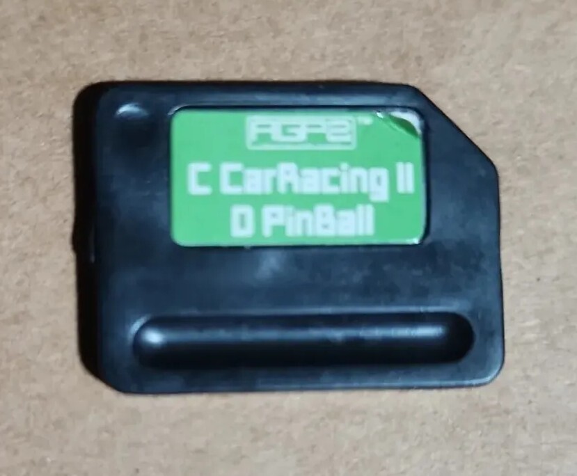 AGP2 Handheld Console System (GAME CARTRIDGE ONLY) C car racing II + D pinball
