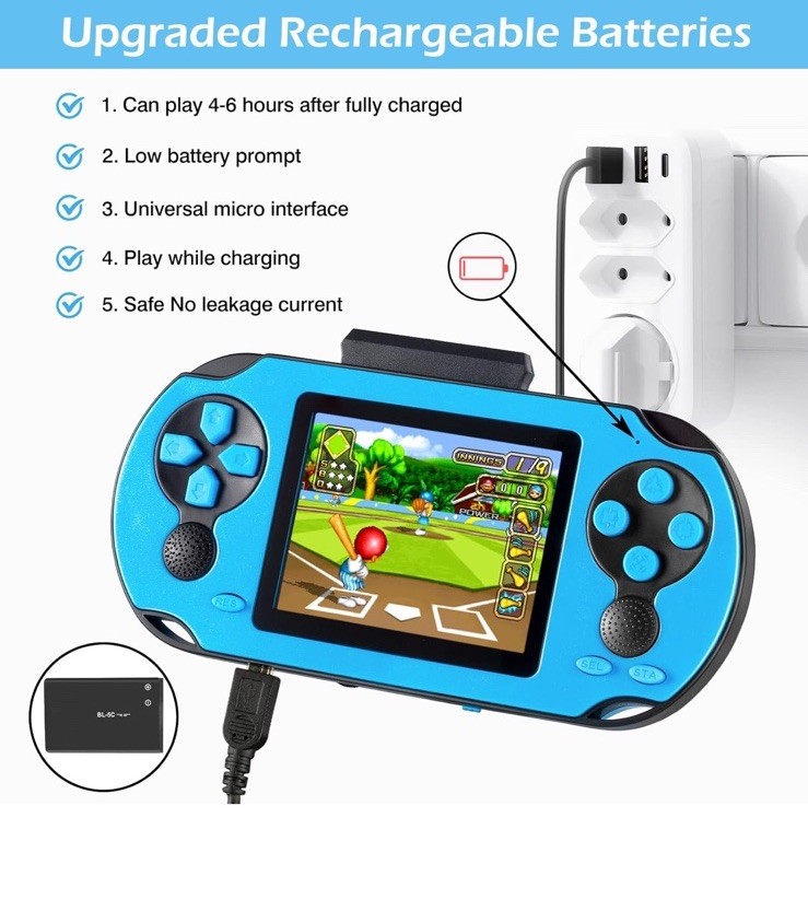 Classic Retro Handheld Gaming System – 230 Games,