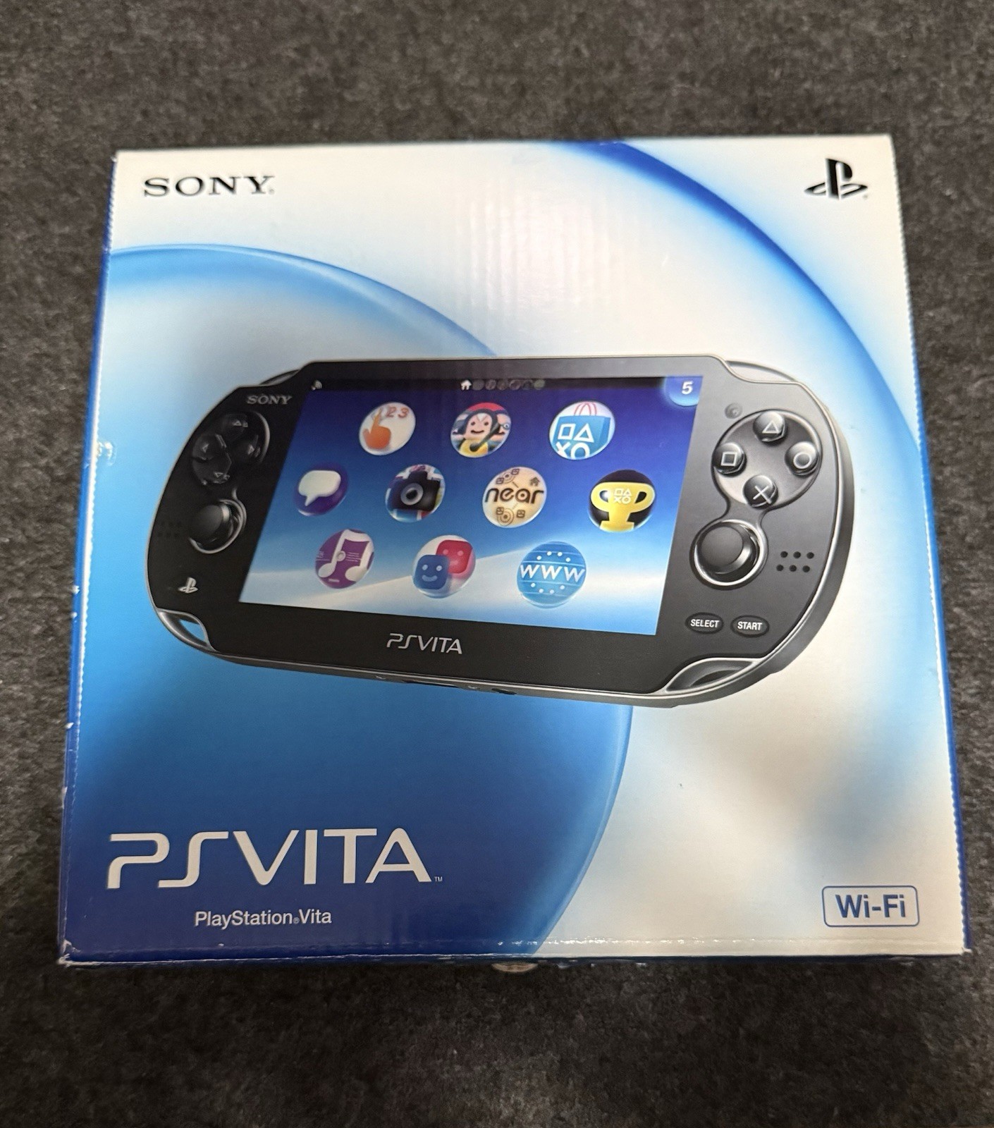 Sony PlayStation Vita PCH-1001 Handheld Console Black OLED With Box