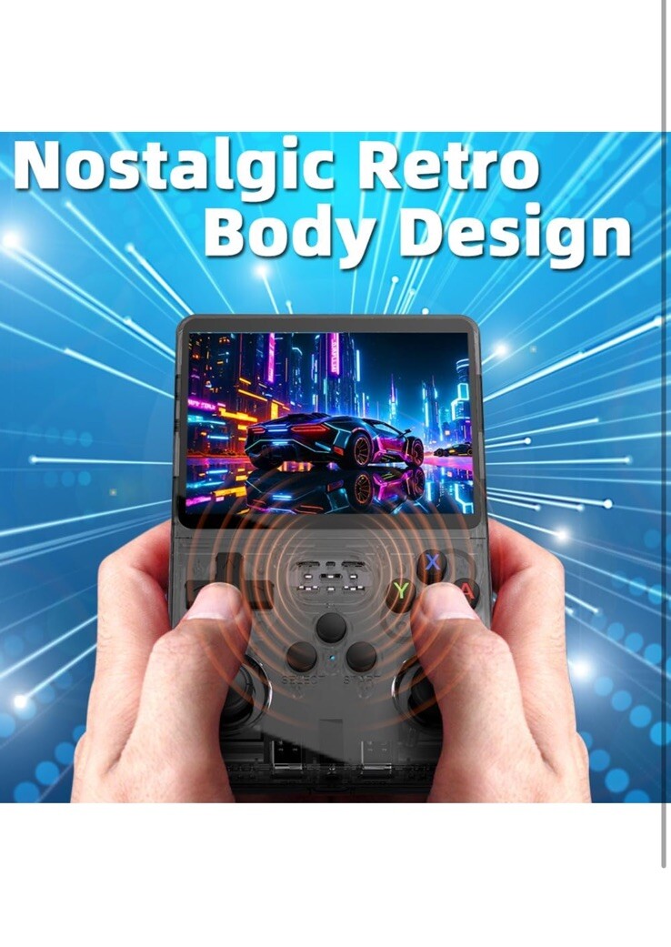 Open Source R36S Retro Handheld Video Game Console Linux System 3.5 Inch IPS Scr