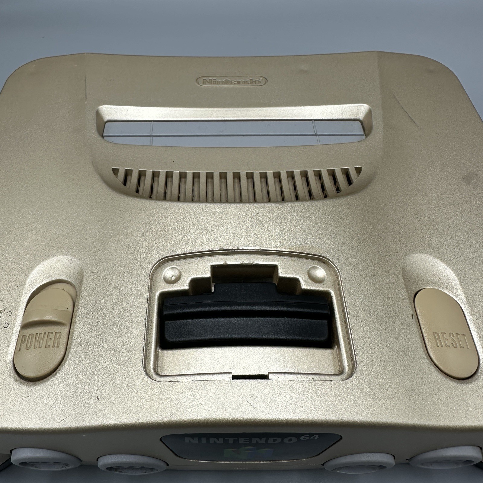 Nintendo 64 Console only Gold NUS-001 N64 NTSC-J Japan Tested