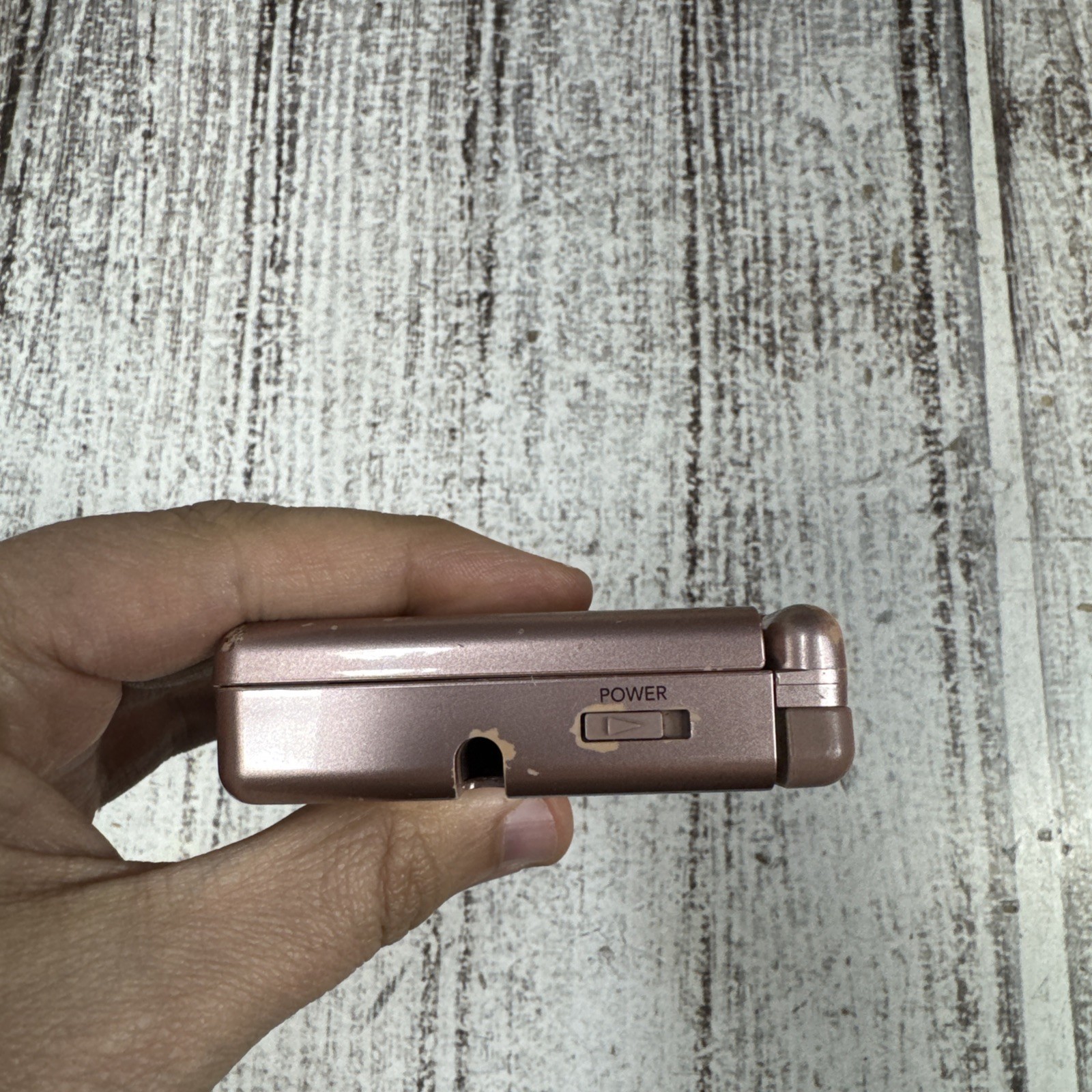 Nintendo DS Light Metallic Rose Pink USG-001 Handheld Console- Has Issues Read
