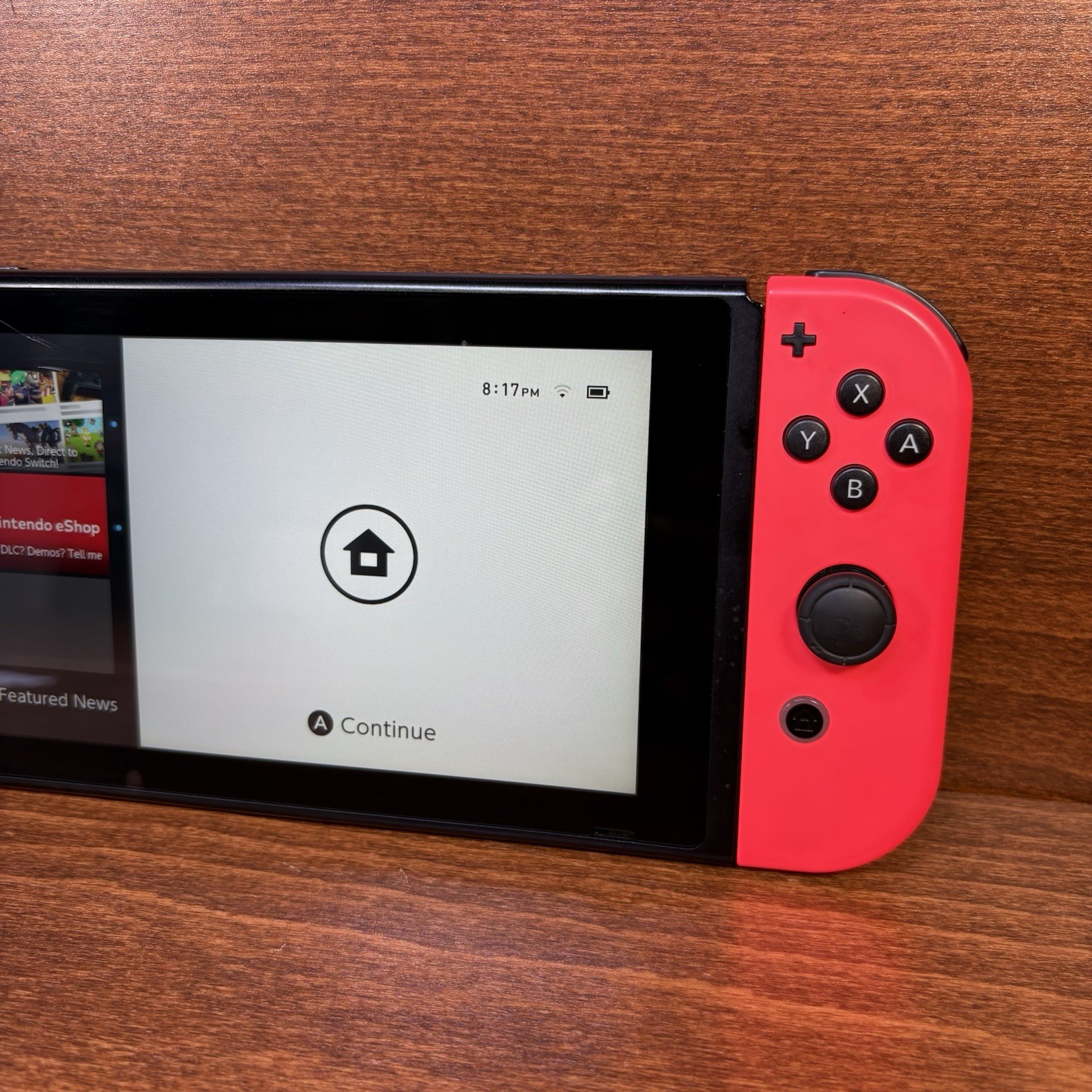 Nintendo Switch with Neon Blue & Neon Red Joy-Con | Works Perfectly | HAC-001