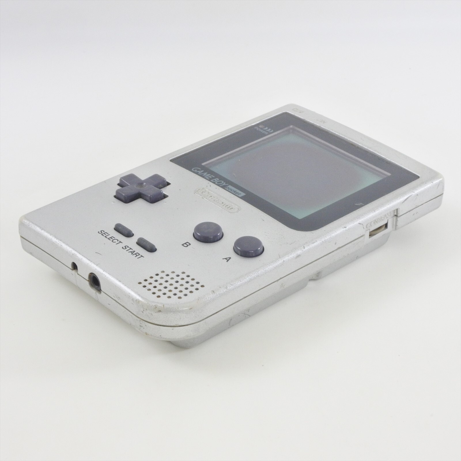 JUNK Gameboy Pocket Console SILVER MGB-001 Notworking NOcover Nintendo CHINA 826