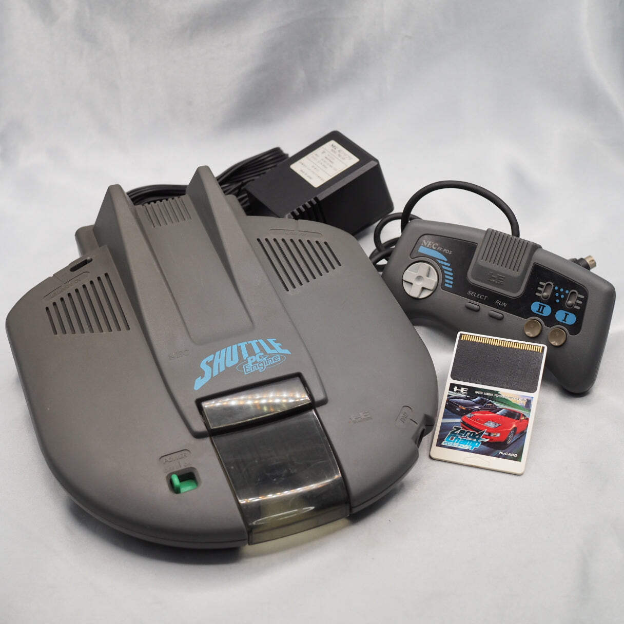PC Engine SHUTTLE Console system PI-TG2 + ZERO 4 Champ SET NEC Tested NTSC-J