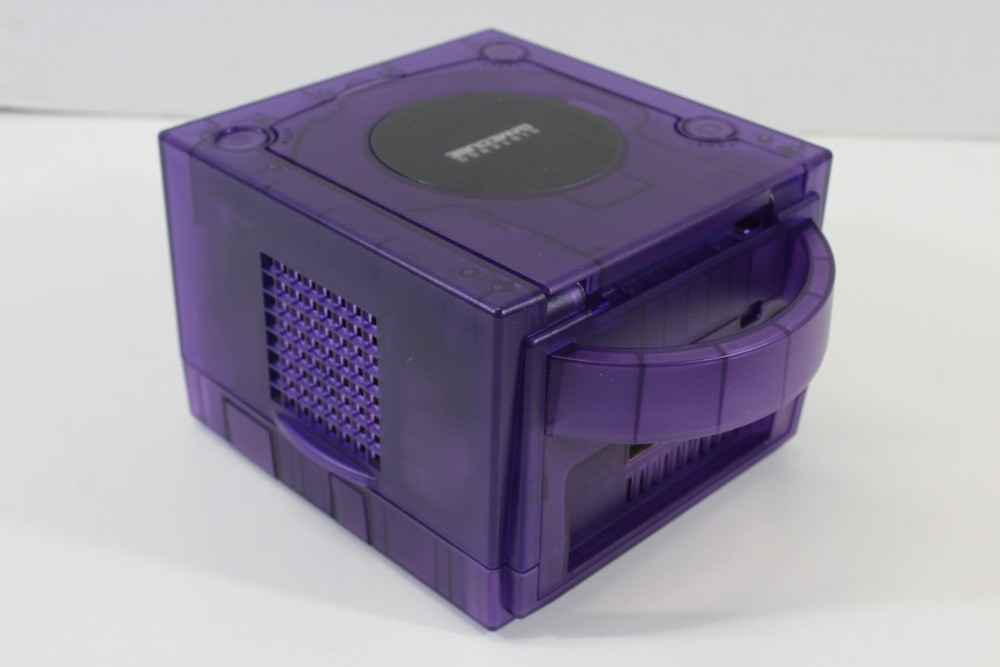Nintendo Gamecube Clear Purple Console Controller AC AV Memory Card NTSC-U/C US