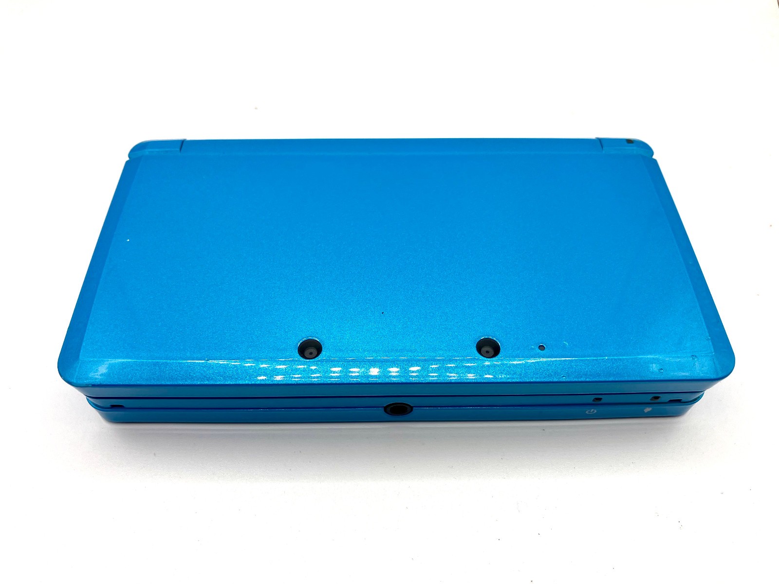 Nintendo 3DS Aqua Blue Console Junk Bottom Screen Not Working Region Locked