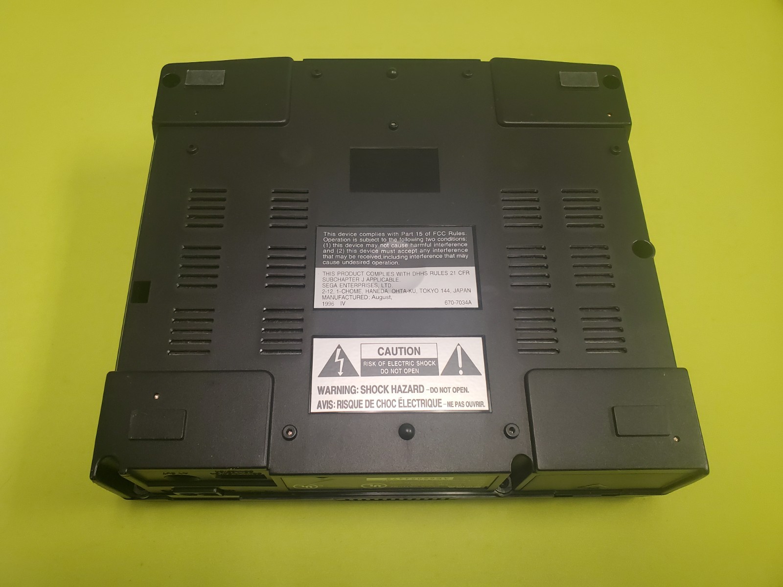 Sega Saturn Console Complete In Box CIB