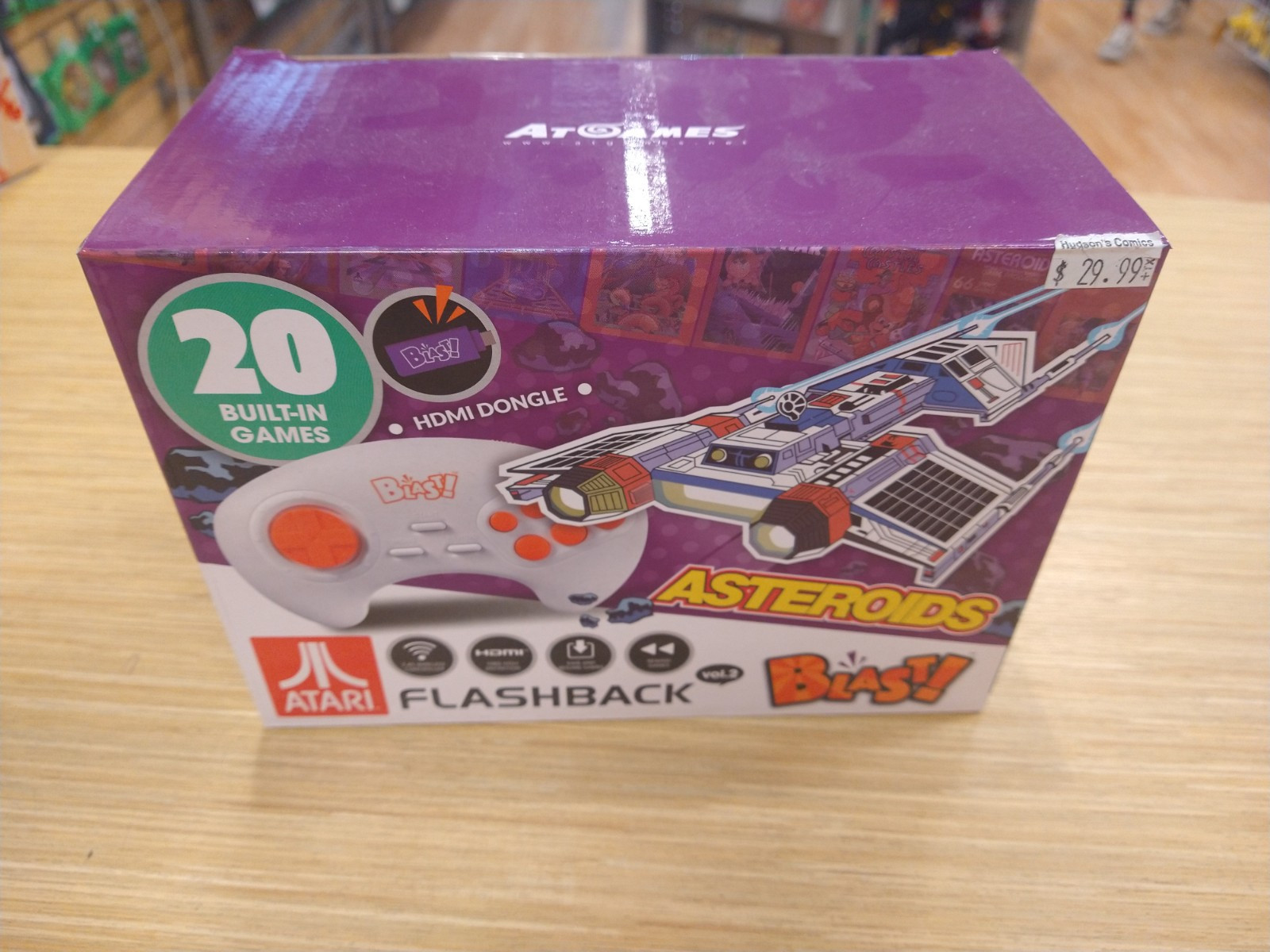 Atari Flashback Blast Vol. 2 Asteroids Retro Video Game Console Plug n Play NIB