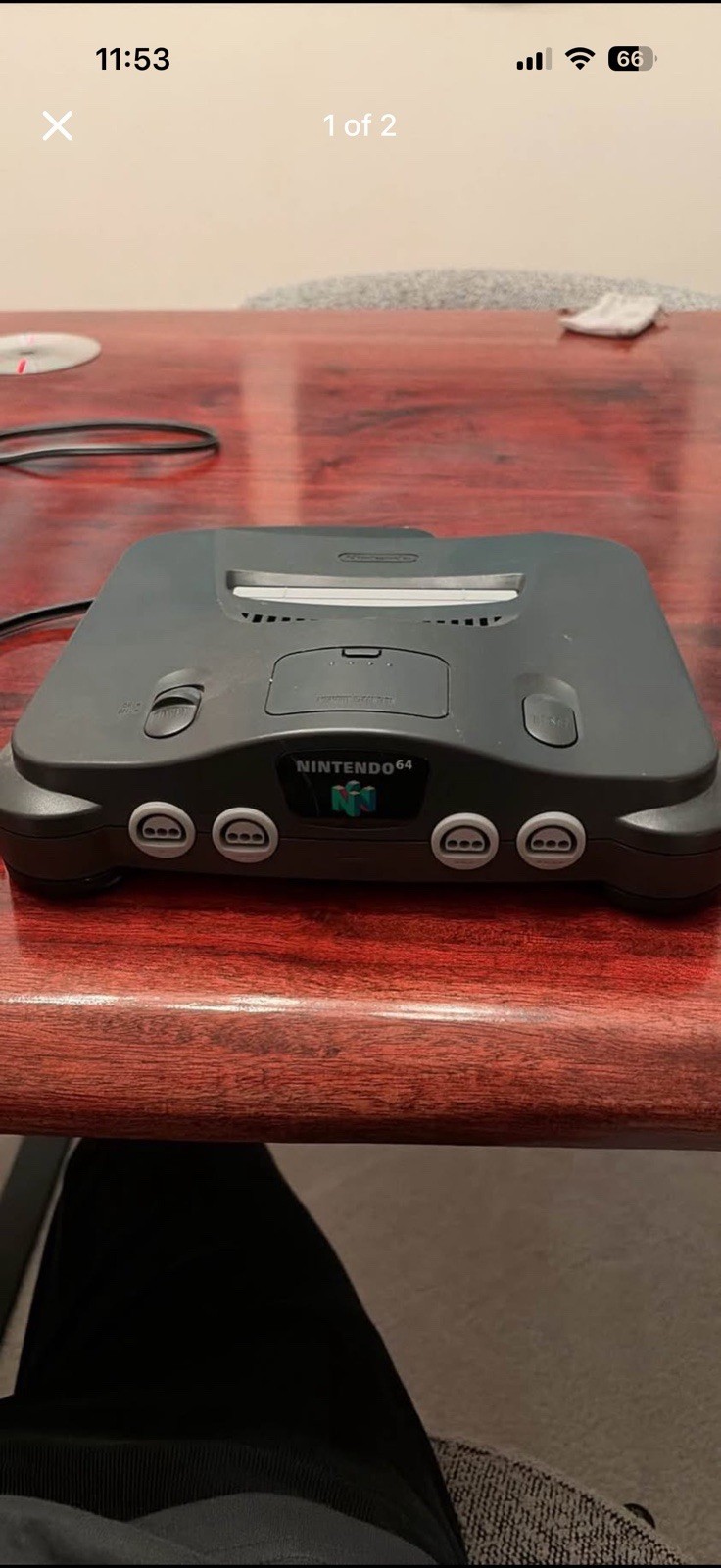 Nintendo 64 N64 Gray Home Console Expansion Pak Memory Expansion NTSC-U/C 1996