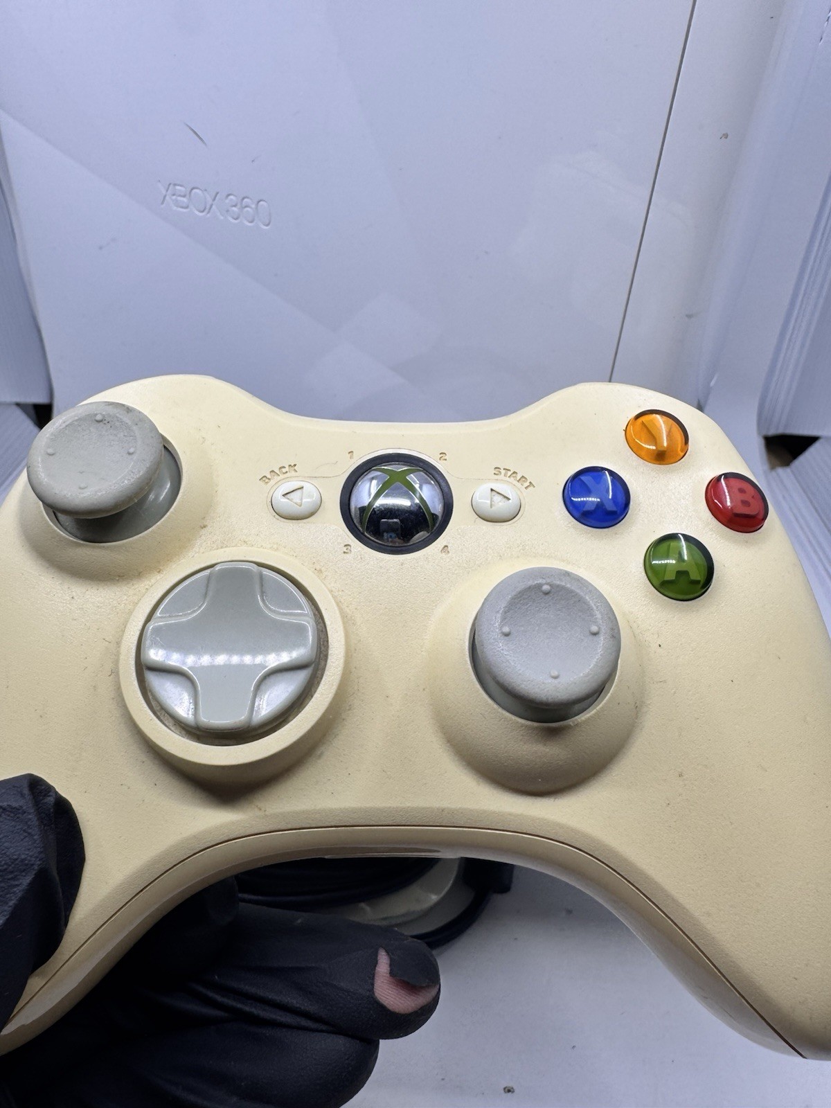 Microsoft Xbox 360S Console w/ Kinect (No Cords, Only Controller)
