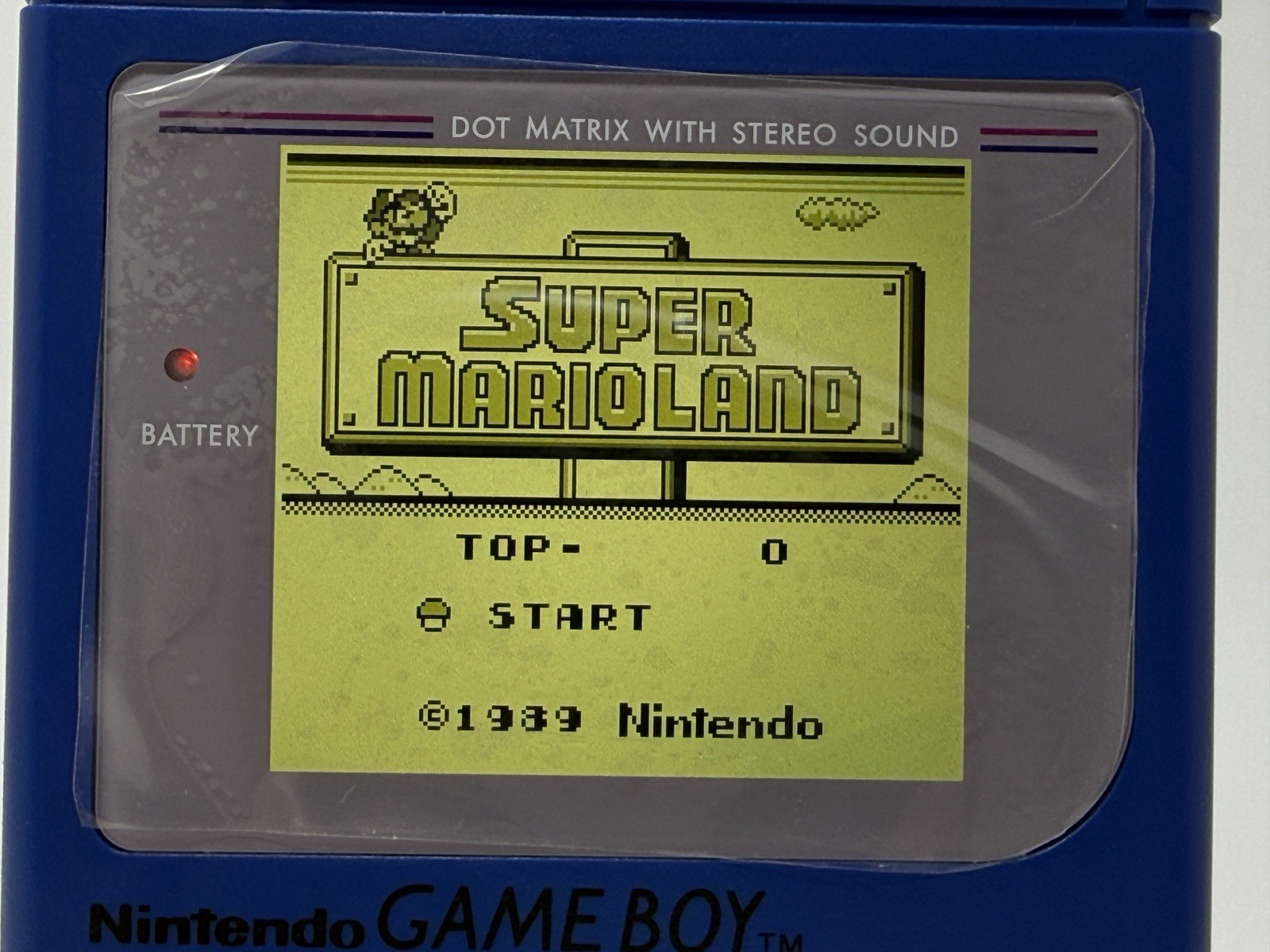 Nintendo Game Boy DMG-01 (Blue) *FunnyPlaying RetroPixel IPS LCD + USB-C Batt.*