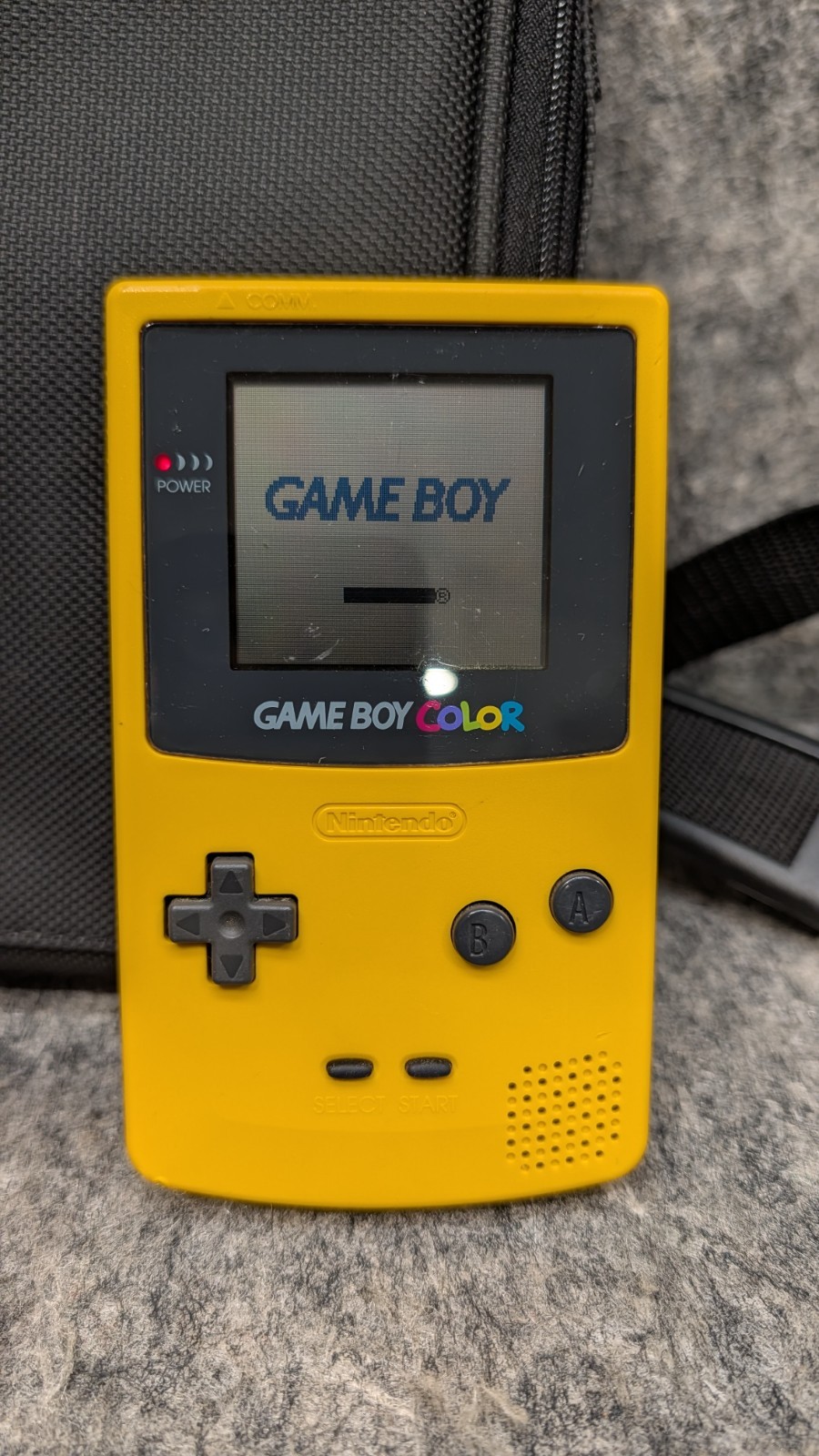 Nintendo Game Boy Color Handheld Console CGB-001 GBC Dandelion Yellow Bundle