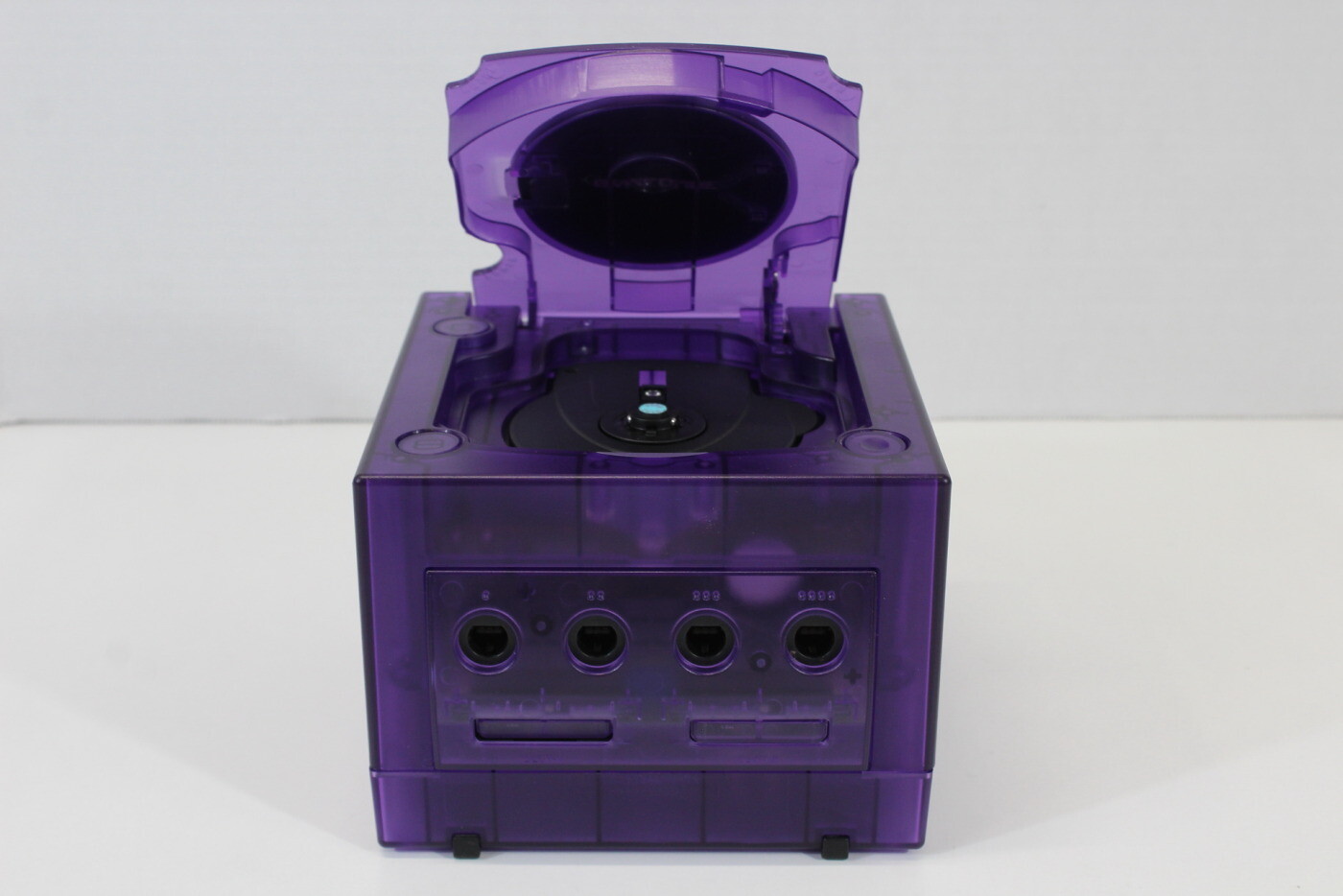 Nintendo Gamecube Console Clear Transparent Purple NTSC-U/C DOL-001 GC RGB LED