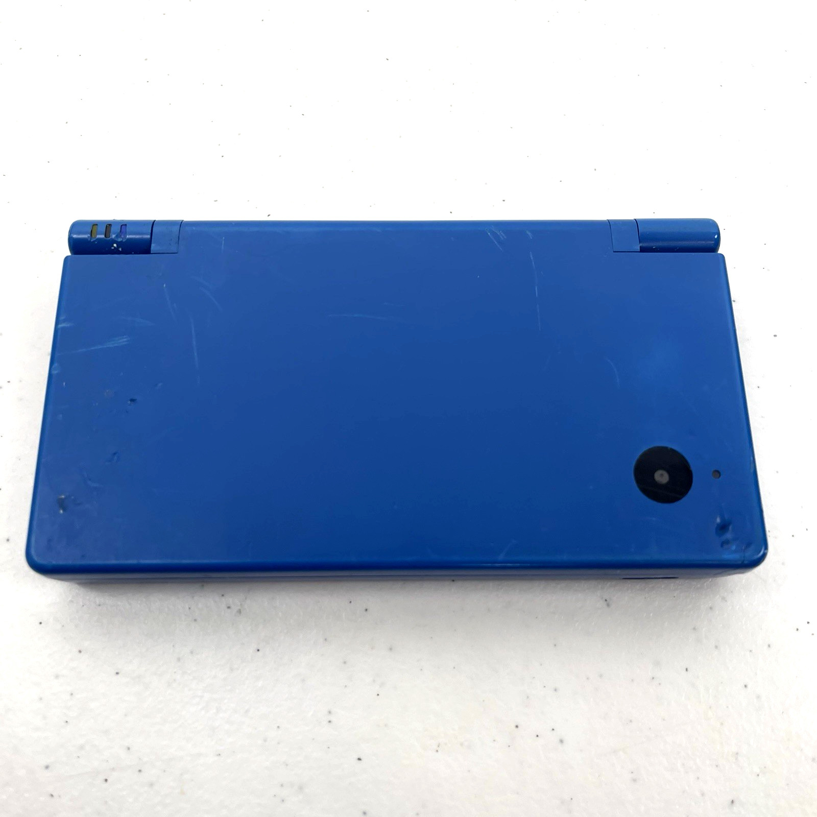 Nintendo DSi Matte Blue Console USA Parts Only Powers On OEM Charger VIDEO