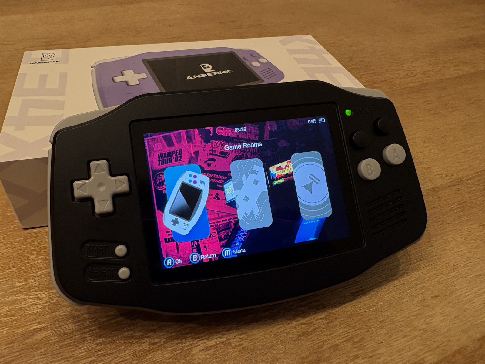 Anbernic RG34XX Black Handheld Console 64GB Linux HDMI USB-C w/ Box
