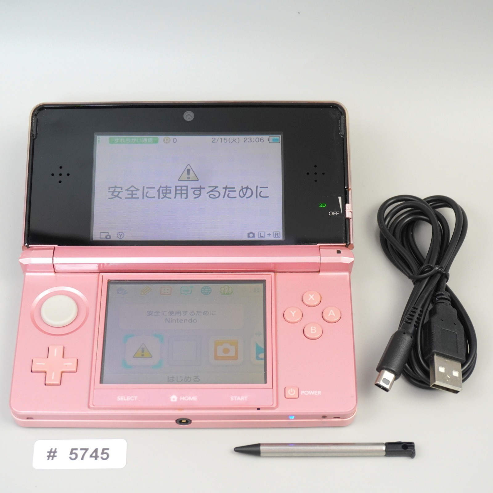 Nintendo 3DS Console System Pink Japanese ver CTR-001 (READ DESC) #5745