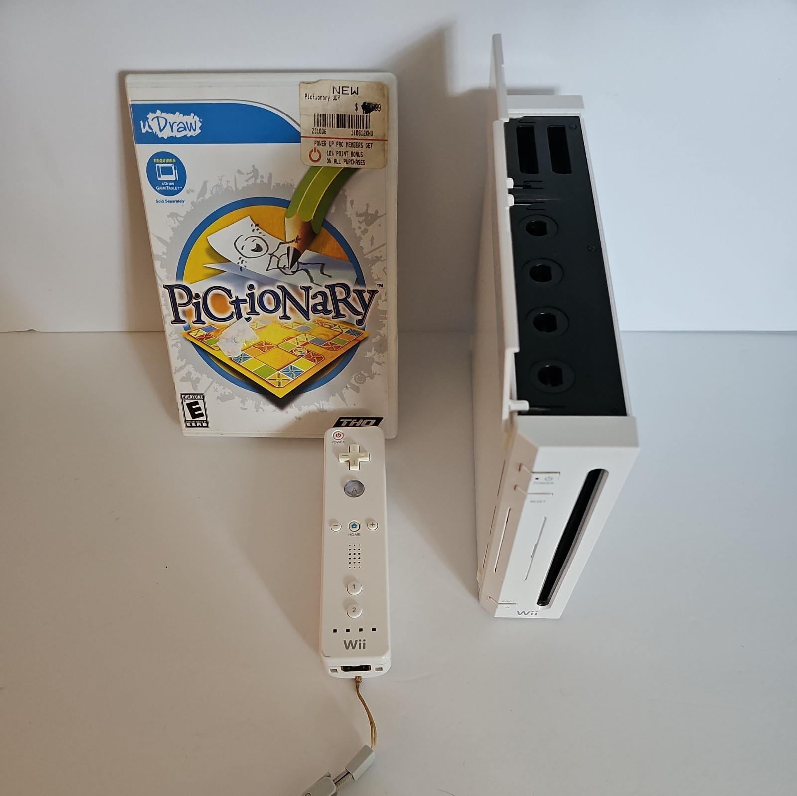 ♻️Nintendo Wii RVL-001 512 MB Home Console – White w/Remote & Game!!