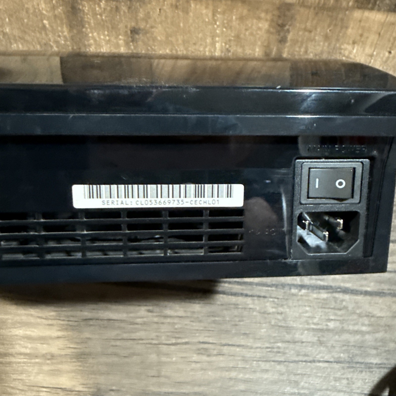 Sony PlayStation 3 PS3 80GB Console CECHL01 Tested Working