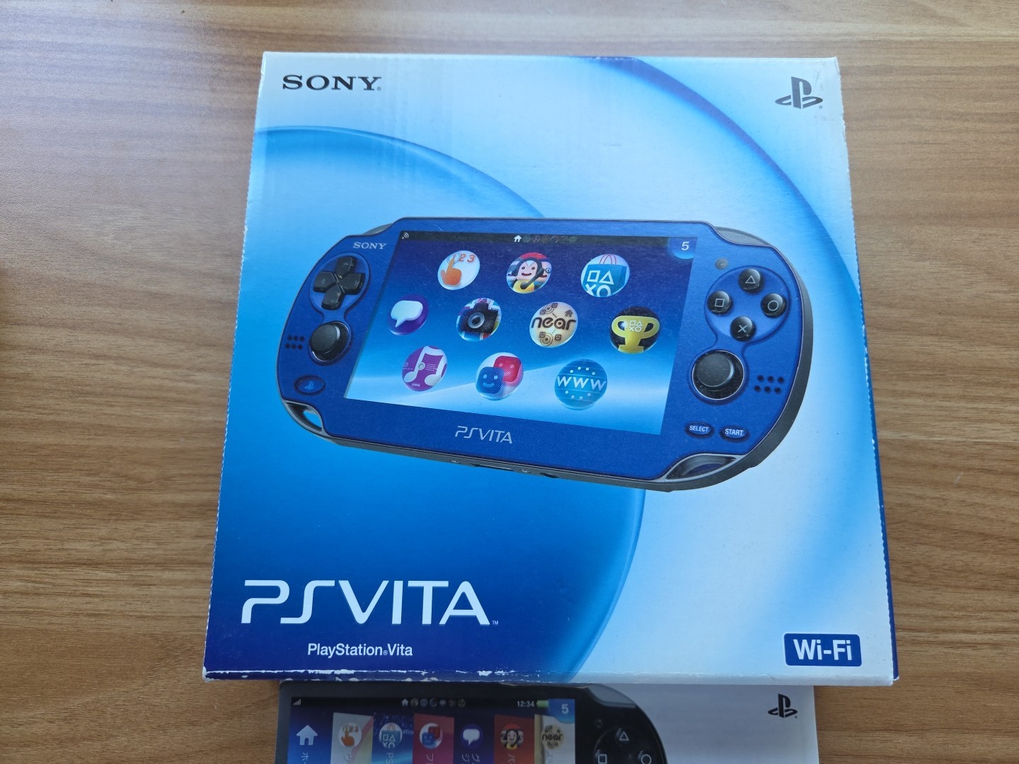 SONY PlayStation PS Vita PCH-1000 CIB ZA04 Sapphire Blue Wi-Fi model