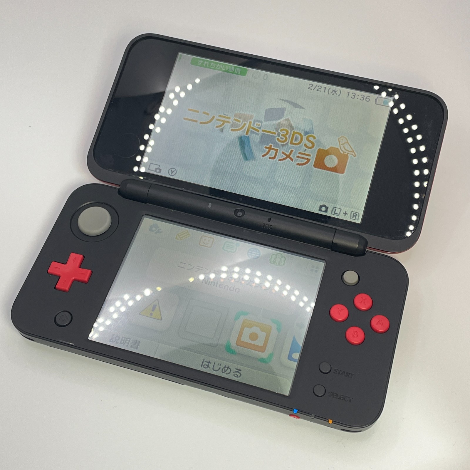 New Nintendo 2DS XL LL Mario Kart 7 Red Black Console NTSC-J (Japan) Working