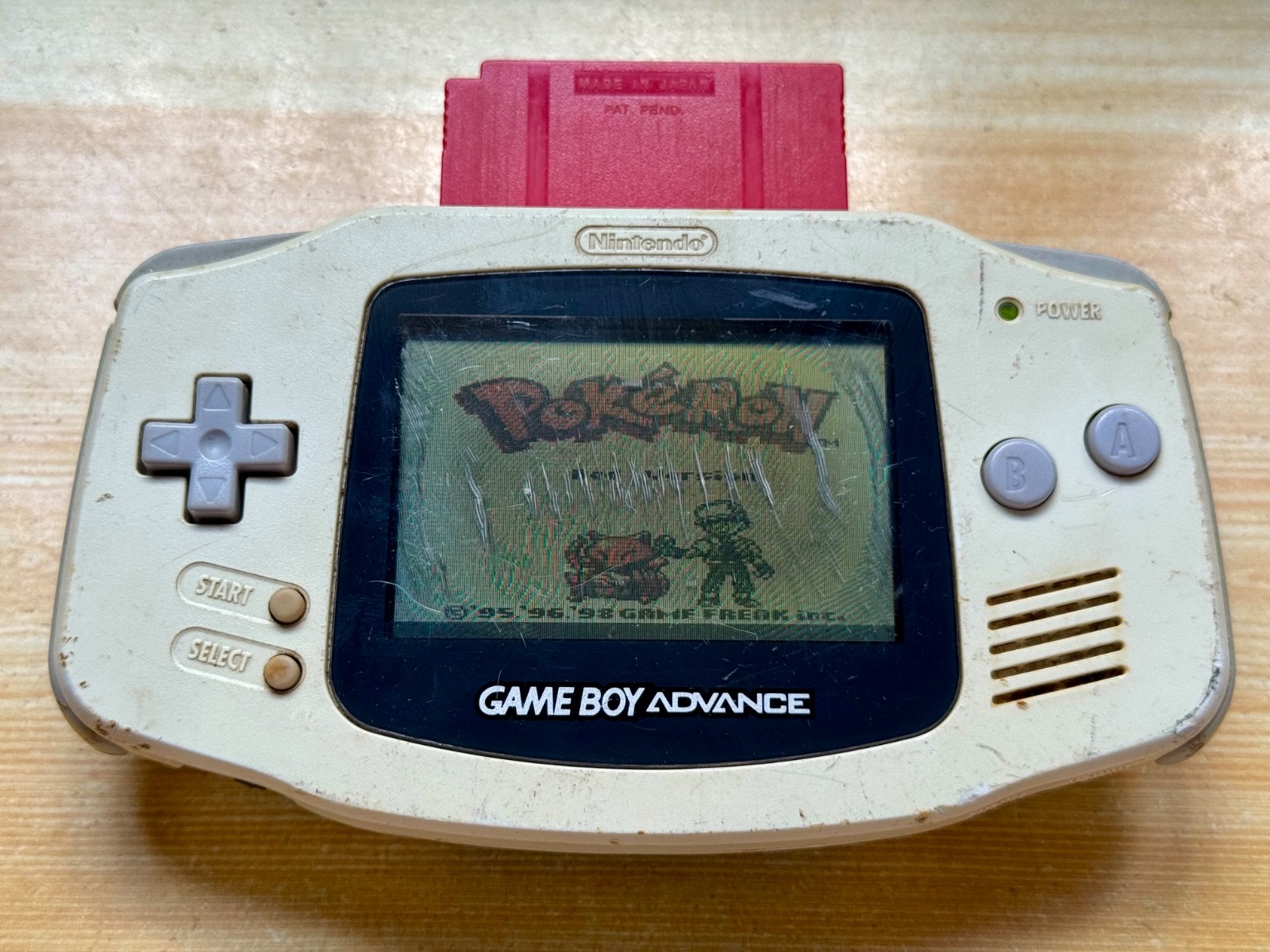 Nintendo Gameboy Advance AGB001 Pearl Ceramic White Handheld System Console GBA