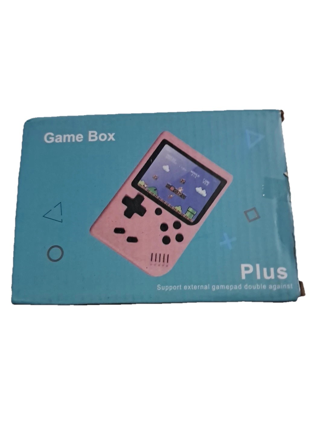 Game Box Plus- Hand Held Game System Red With Controller/ New