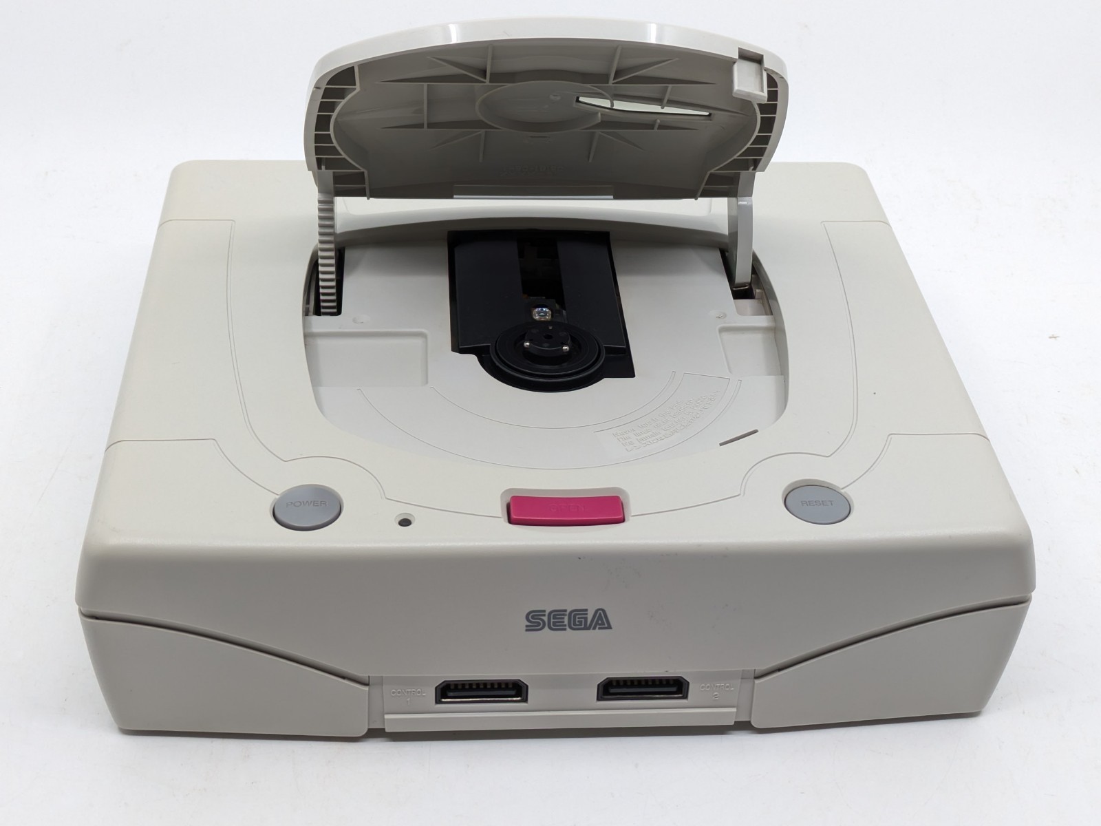 Sega Saturn White Console HST-3220 NTSC-J Japan Tested w/ Controller & Cables