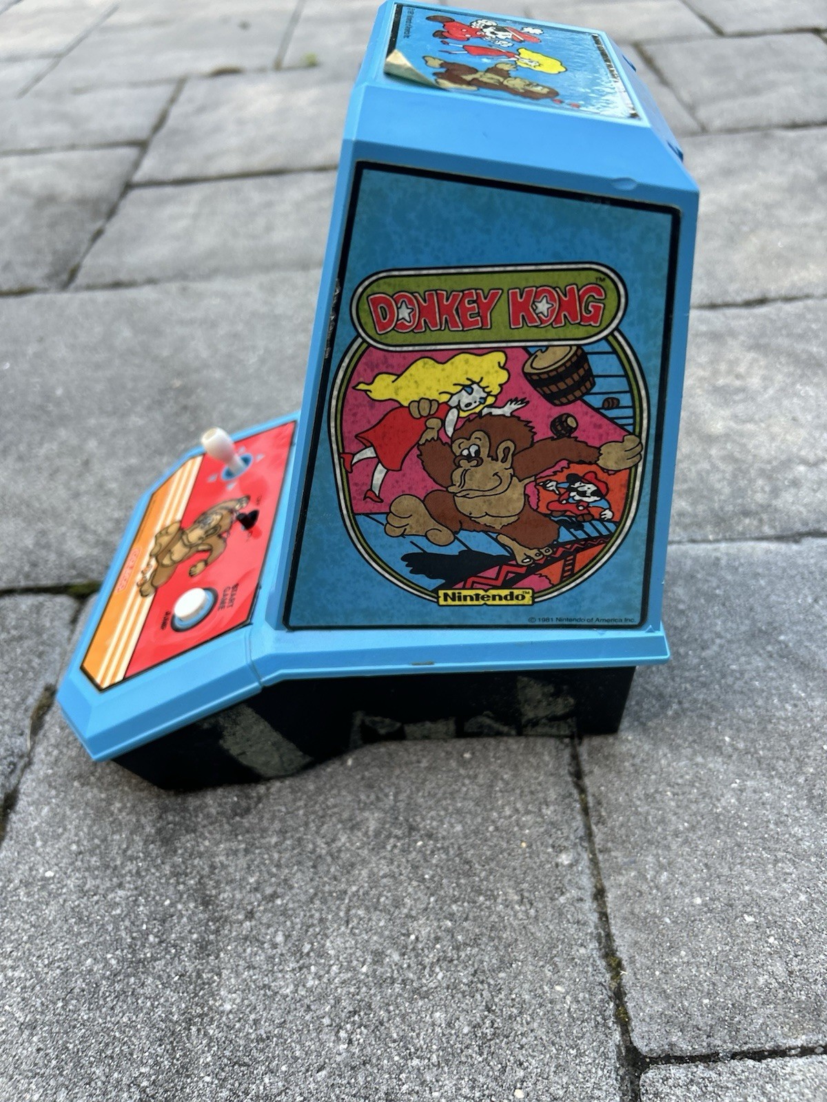 Vintage 1982 Donkey Kong Nintendo Coleco Tabletop Mini Arcade For Repair