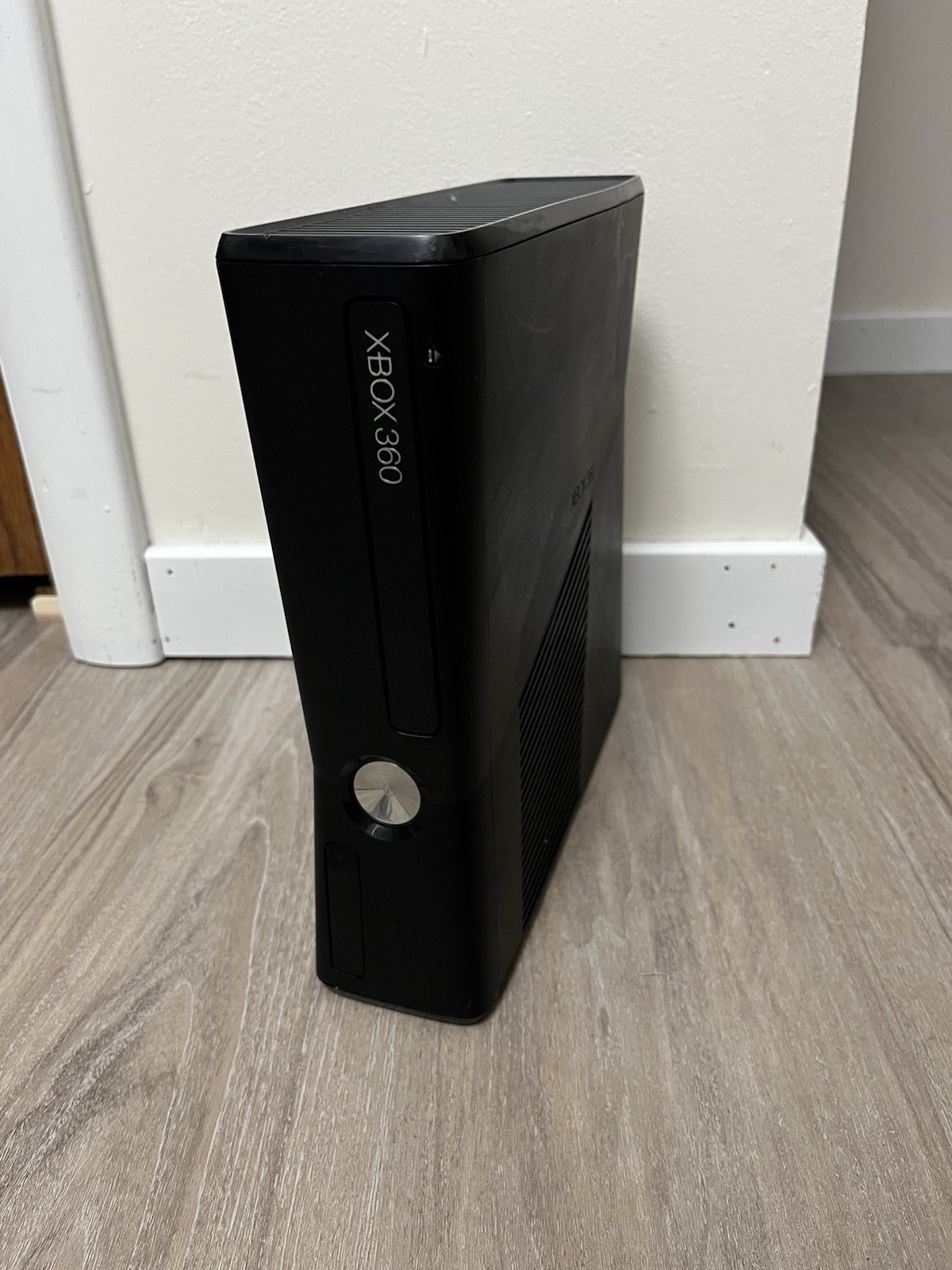 Xbox 360 Slim Black Console 4GB Tested Working