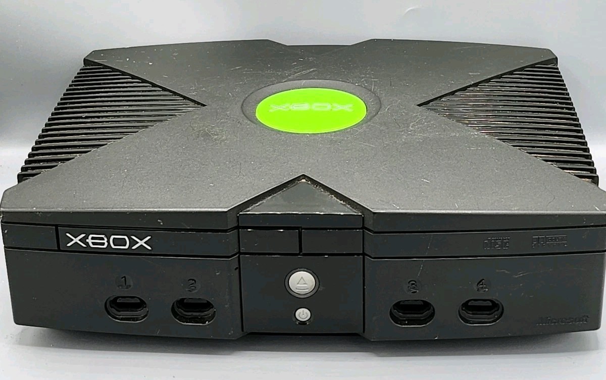 Microsoft Xbox Original Game System Console 8GB Only Tested Discs Wont Read*