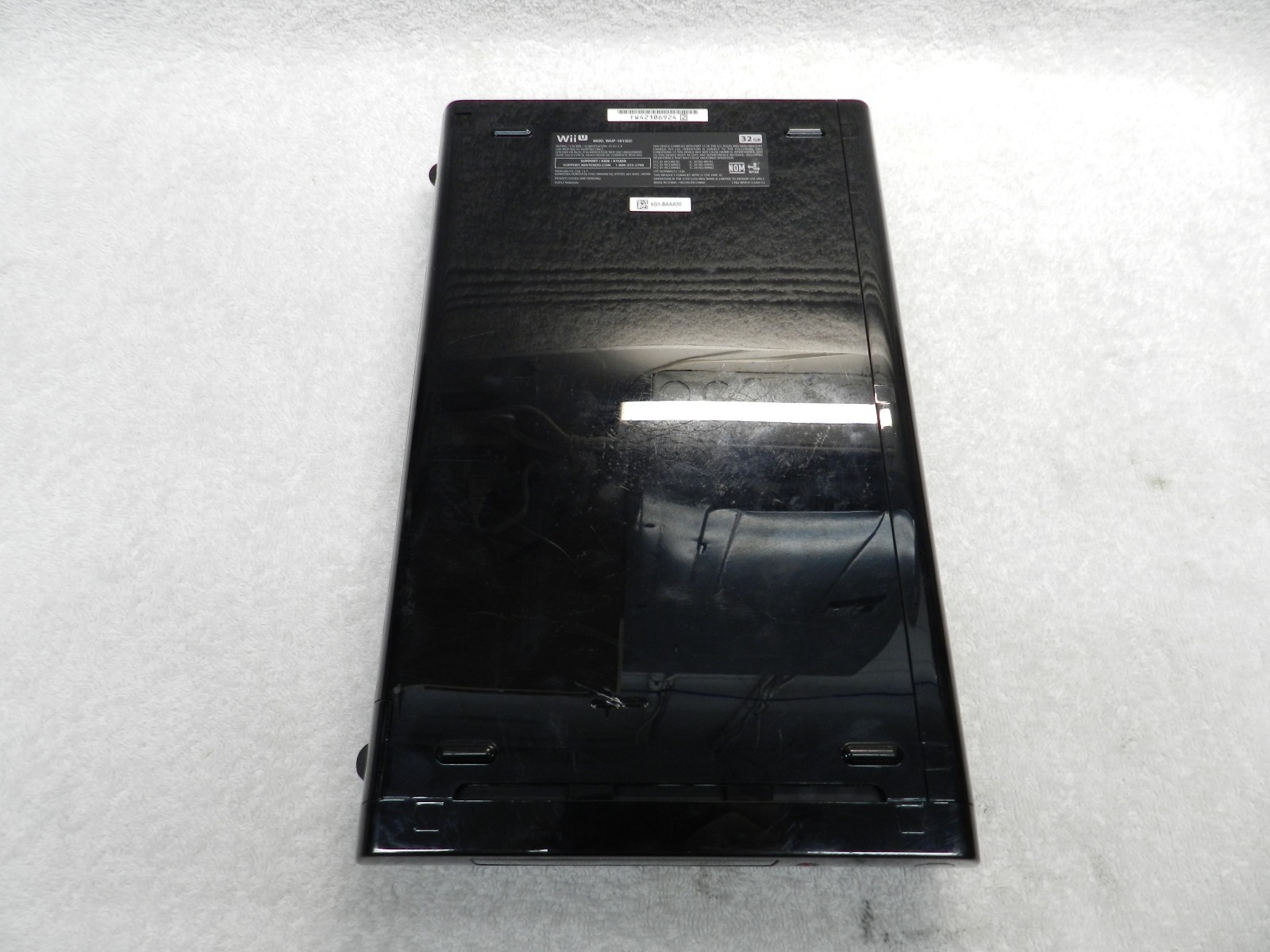Nintendo Wii U WUP-101(02) 32GB Black Tested & Works!