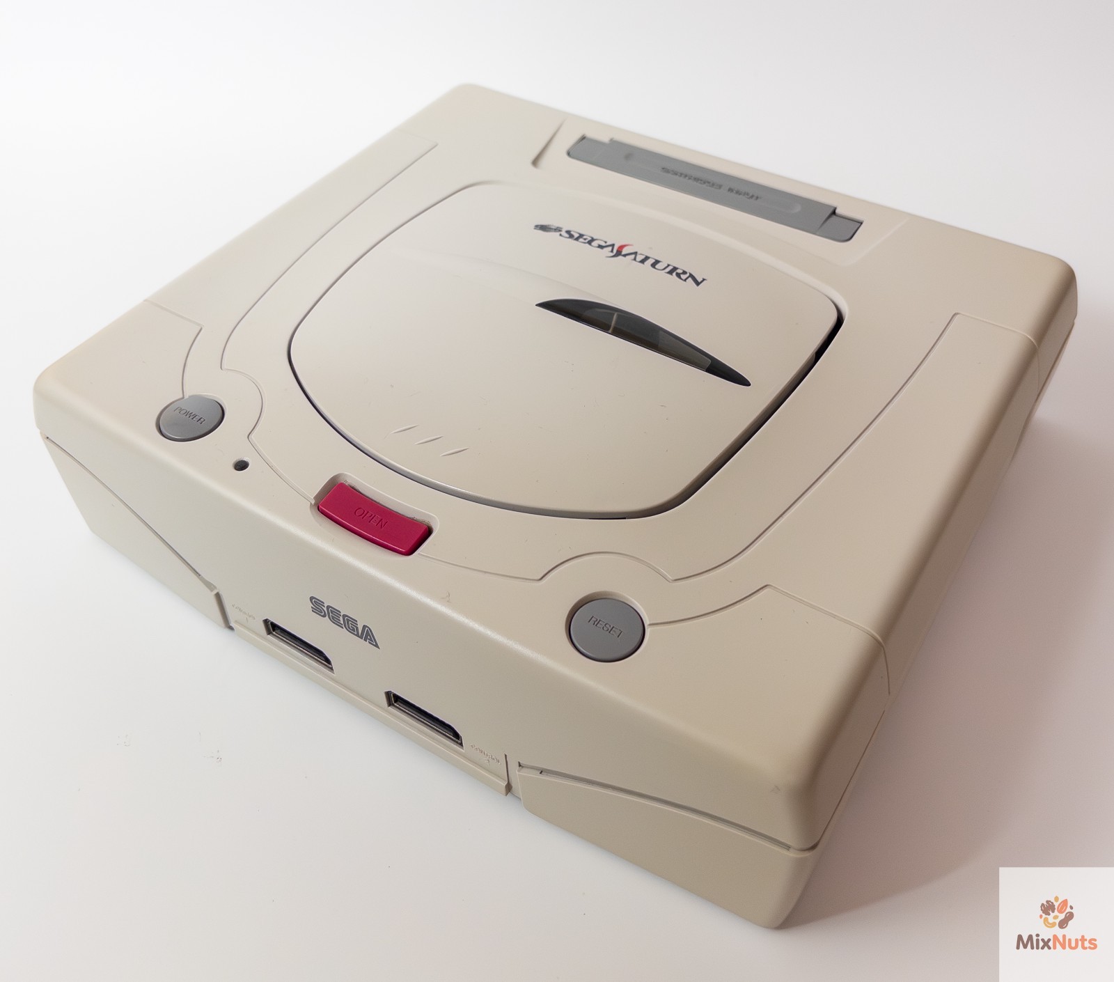 SEGA Saturn White Console HST-3220 Tested NTSC-J w/ Controller Good From Japan