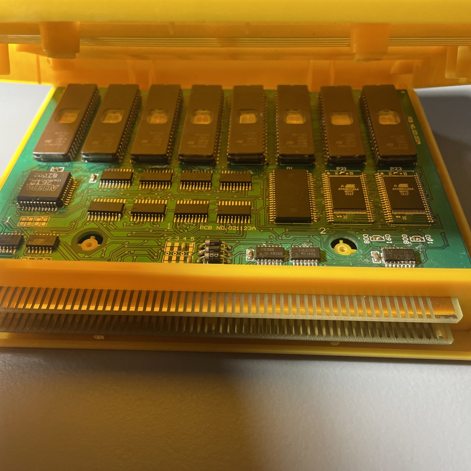 King of Fighters 2002 Plus NeoGeo MVS cartridge Cart Free Shipping Yellow