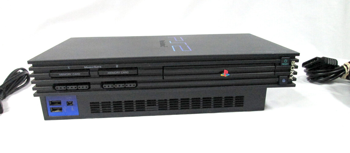 Sony Playstation II PS2 with Controller & 2 8MB Memory Cards Video Game System