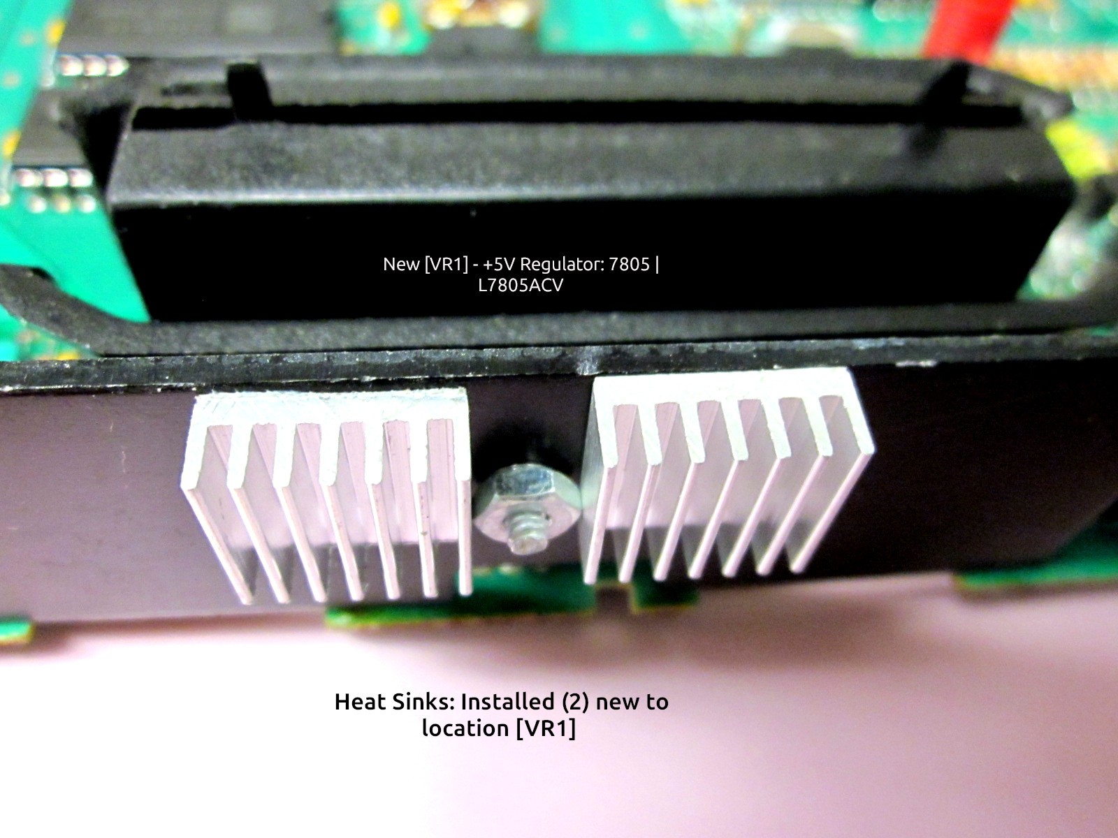 Atari 7800 Original EpR Reconditioned w/MODs Main Board Replacement