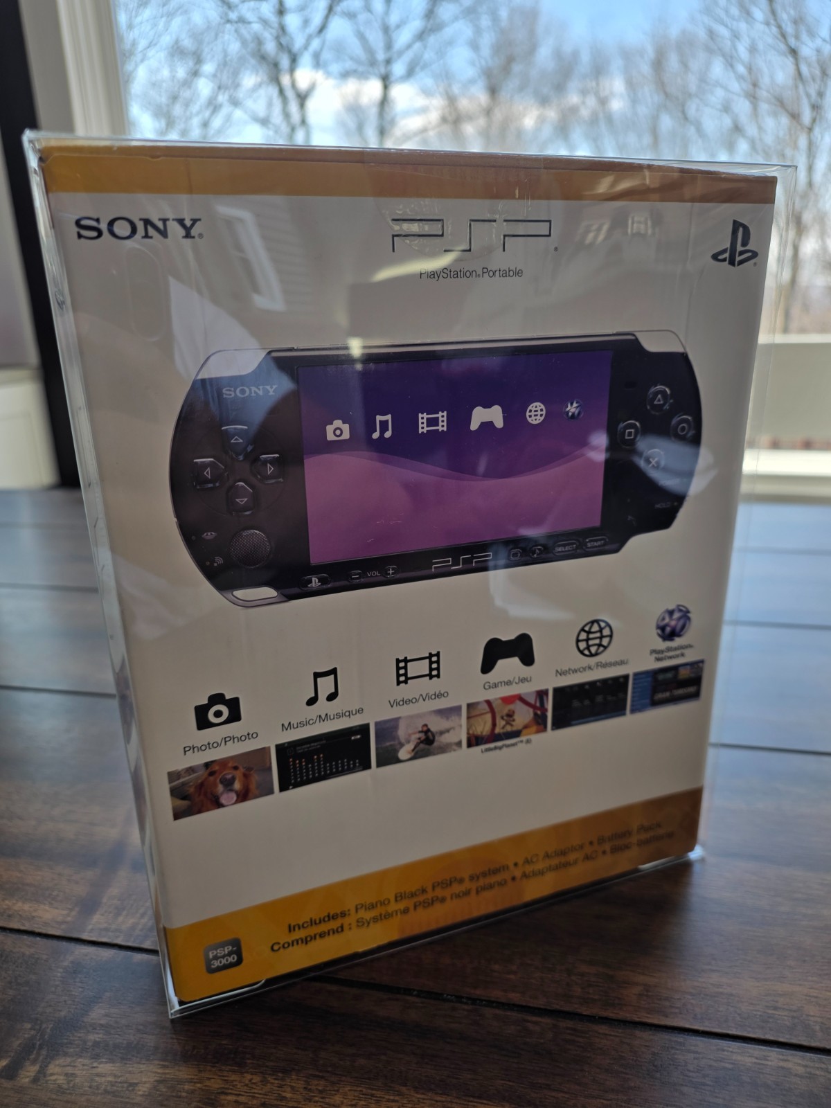NEW SEALED Sony PlayStation Portable PSP Black Console PSP 3000 RARE USA System