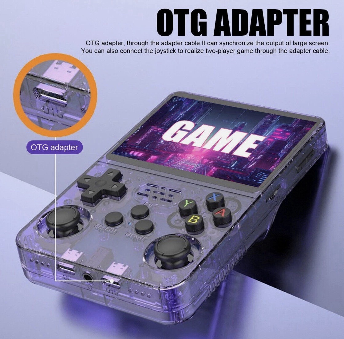 R36S Retro Handheld Game Console 64gb